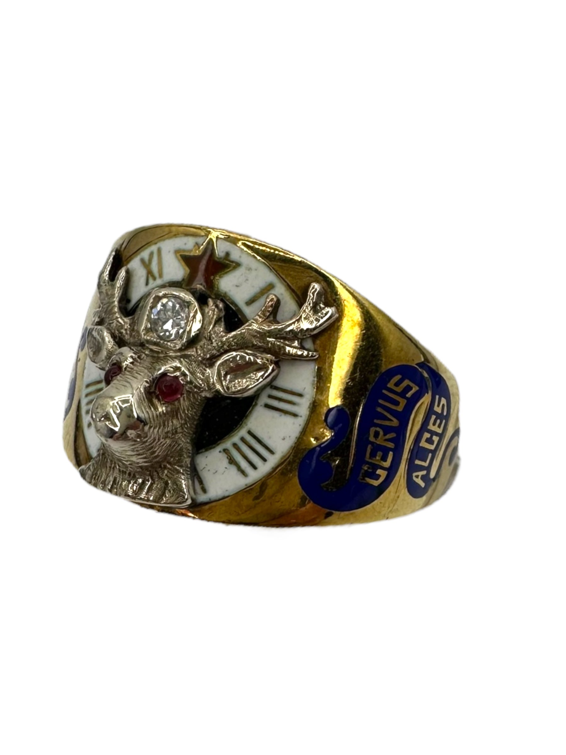 14k Diamond BPOE Ring