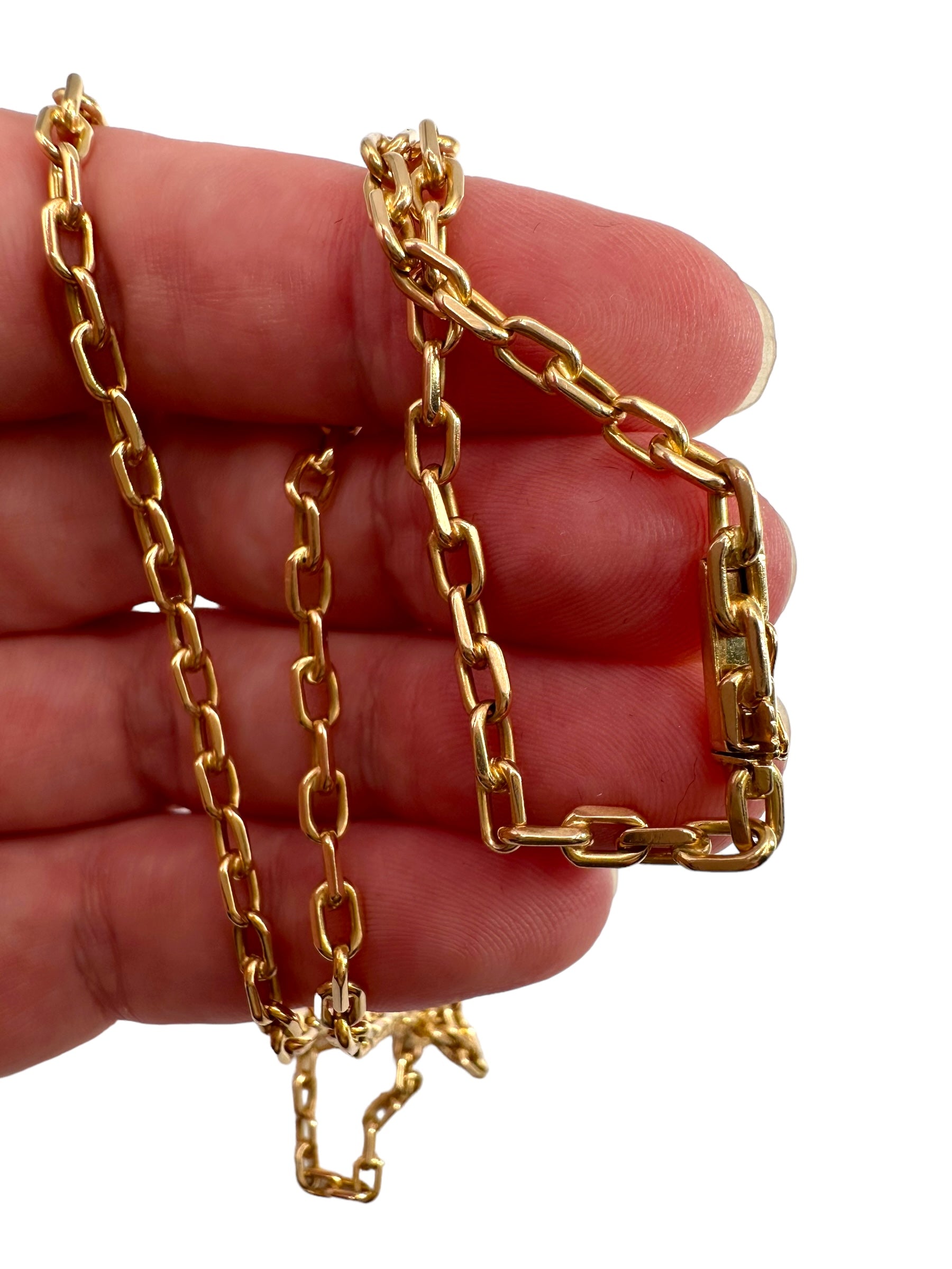 14k Biker Chain Necklace
