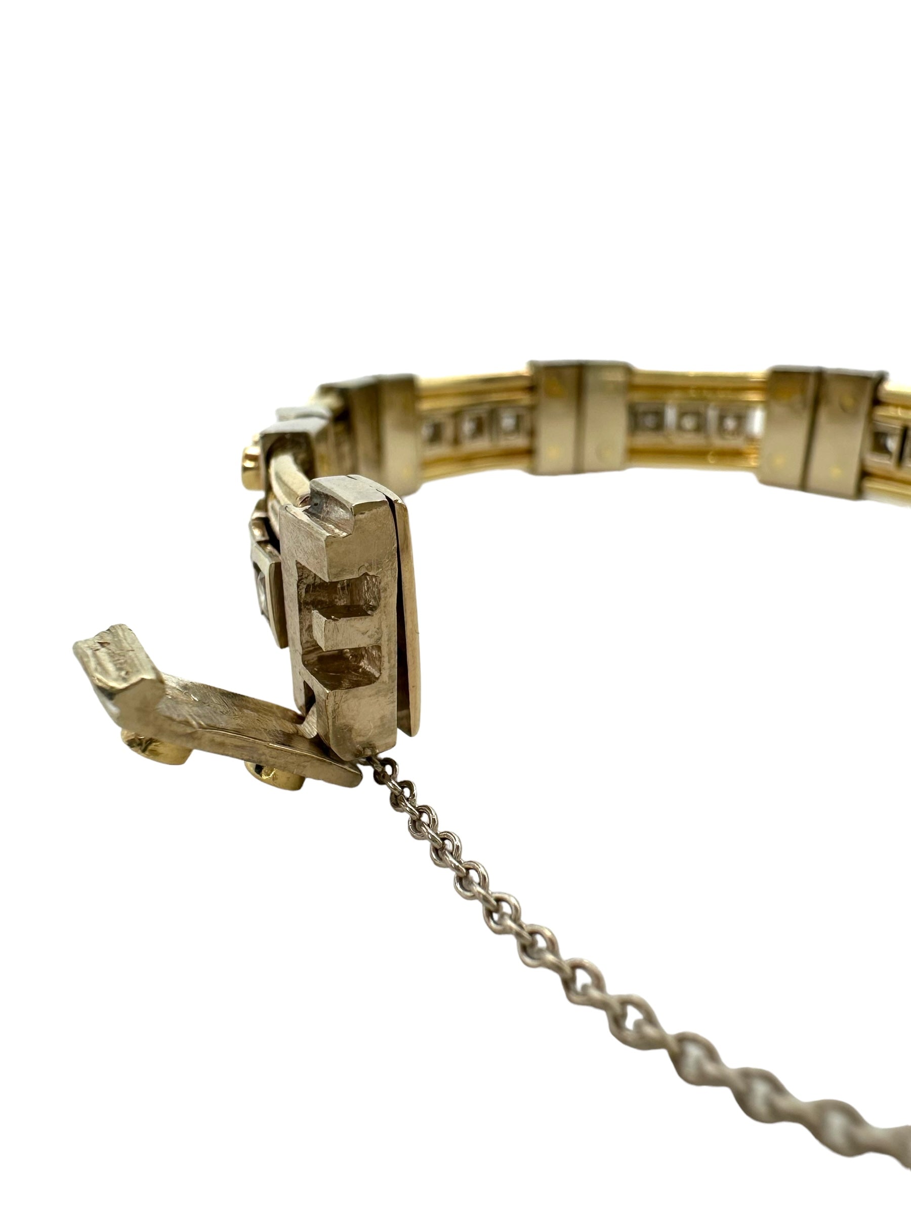 14k Diamond Slider Bracelet