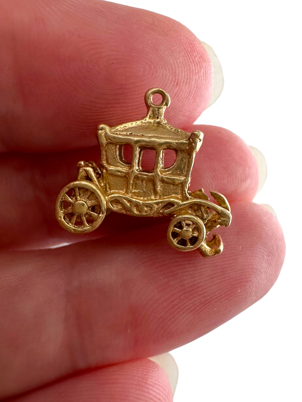 14k Carriage Charm