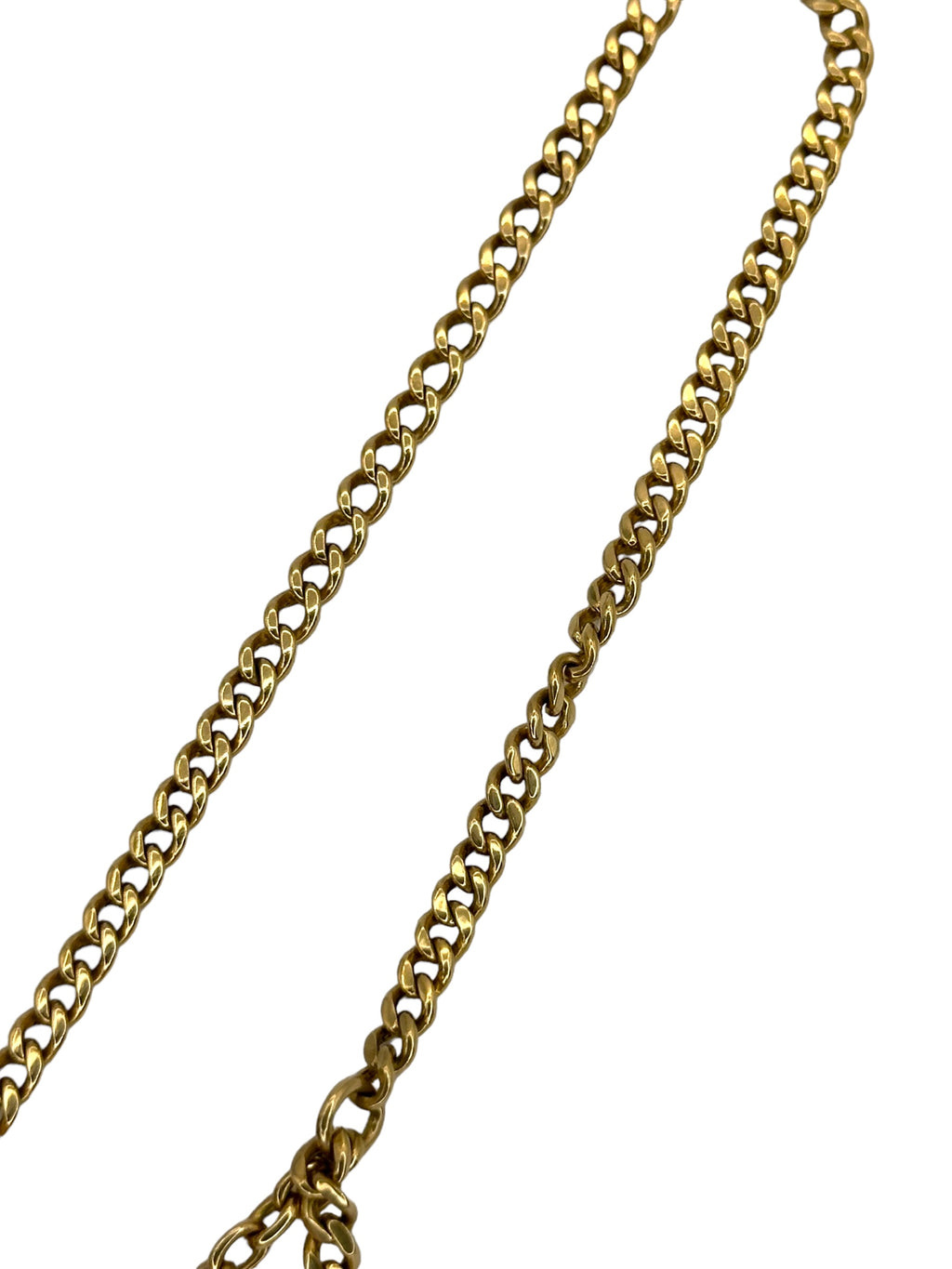14k Curb T- Bar Watch Chain