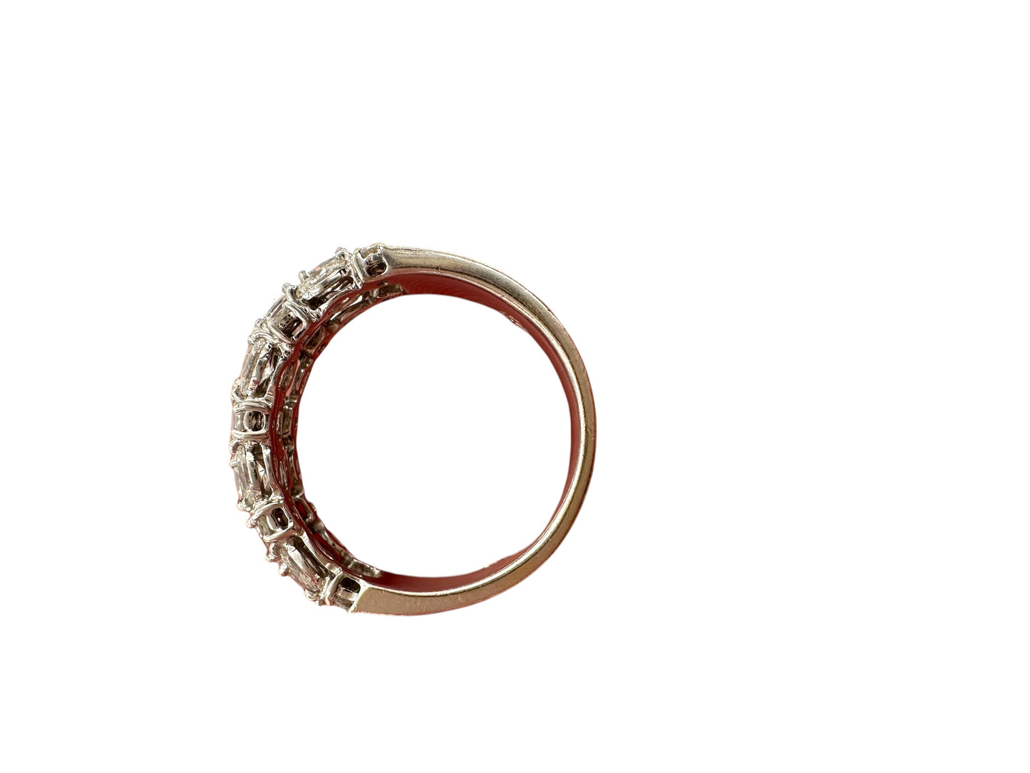 18k White Gold Diamond Band Ring