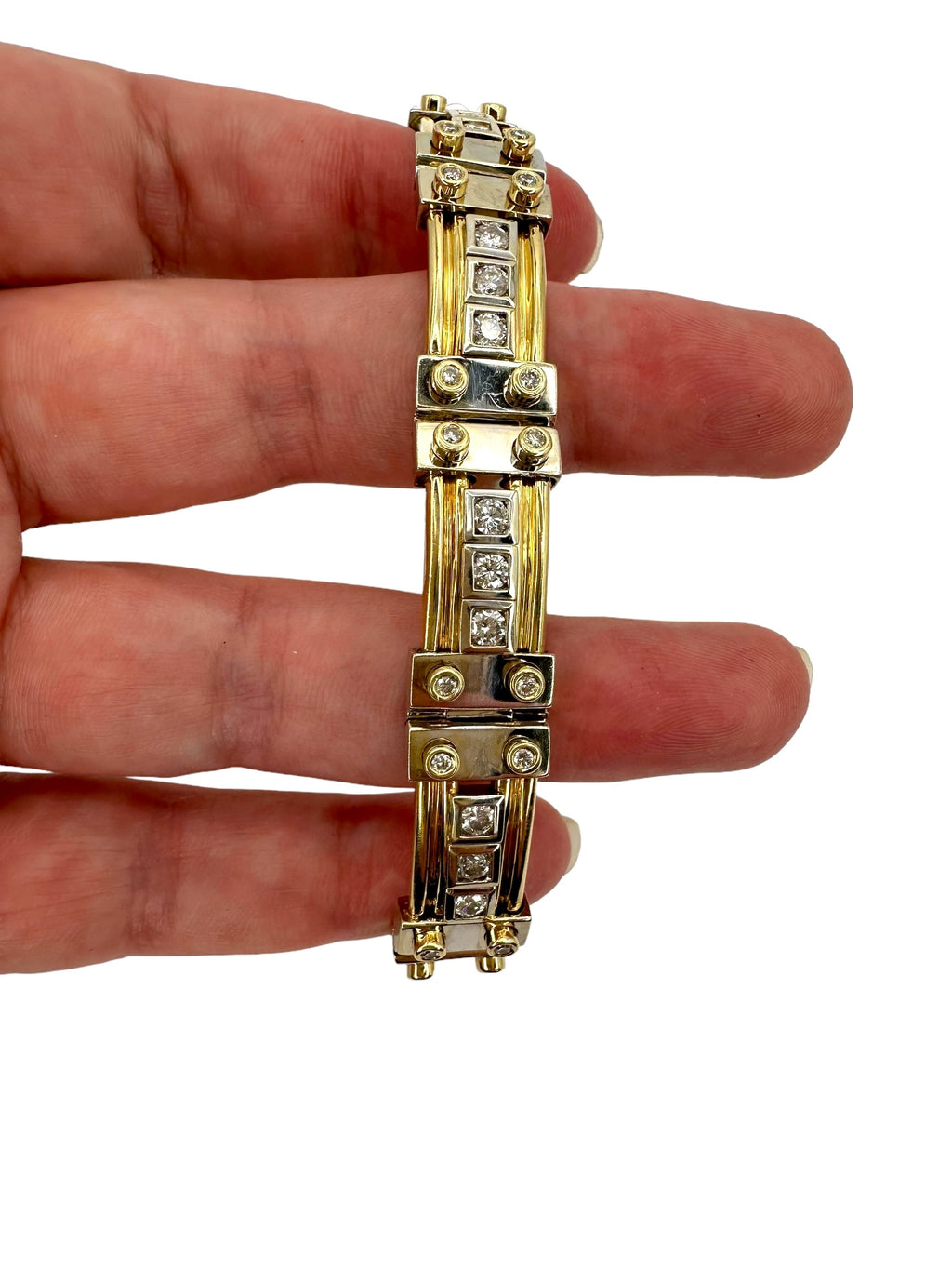 14k Diamond Slider Bracelet