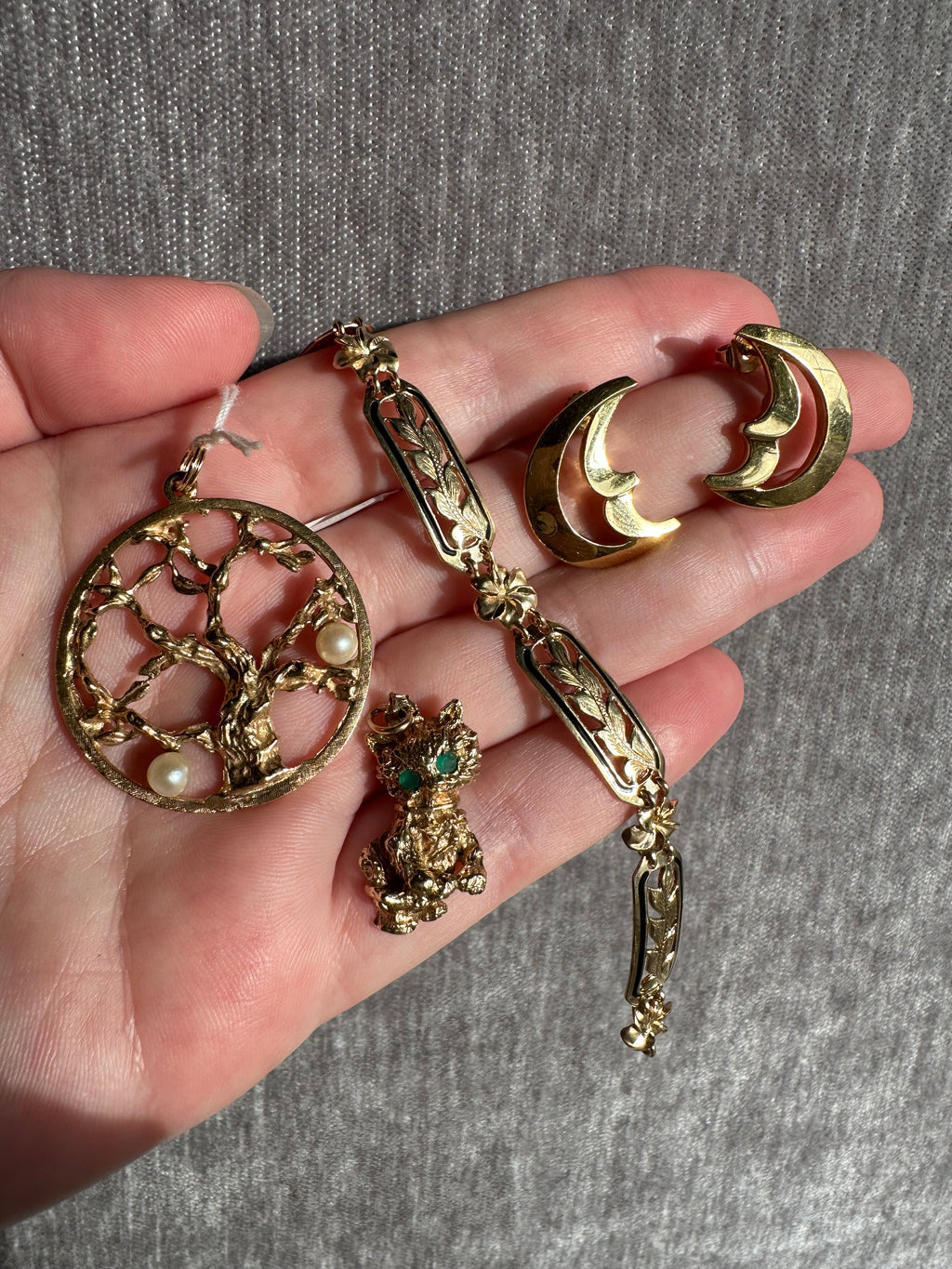 14k Kitty Charm