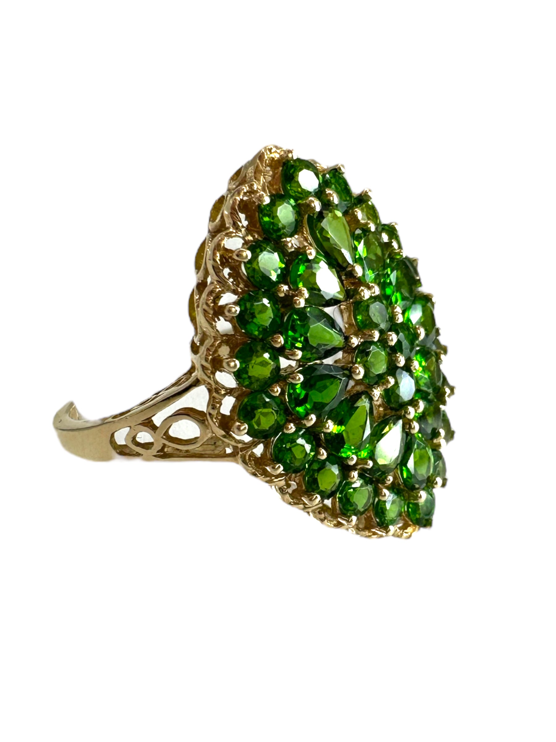 14k Tsavorite Garnet Ring
