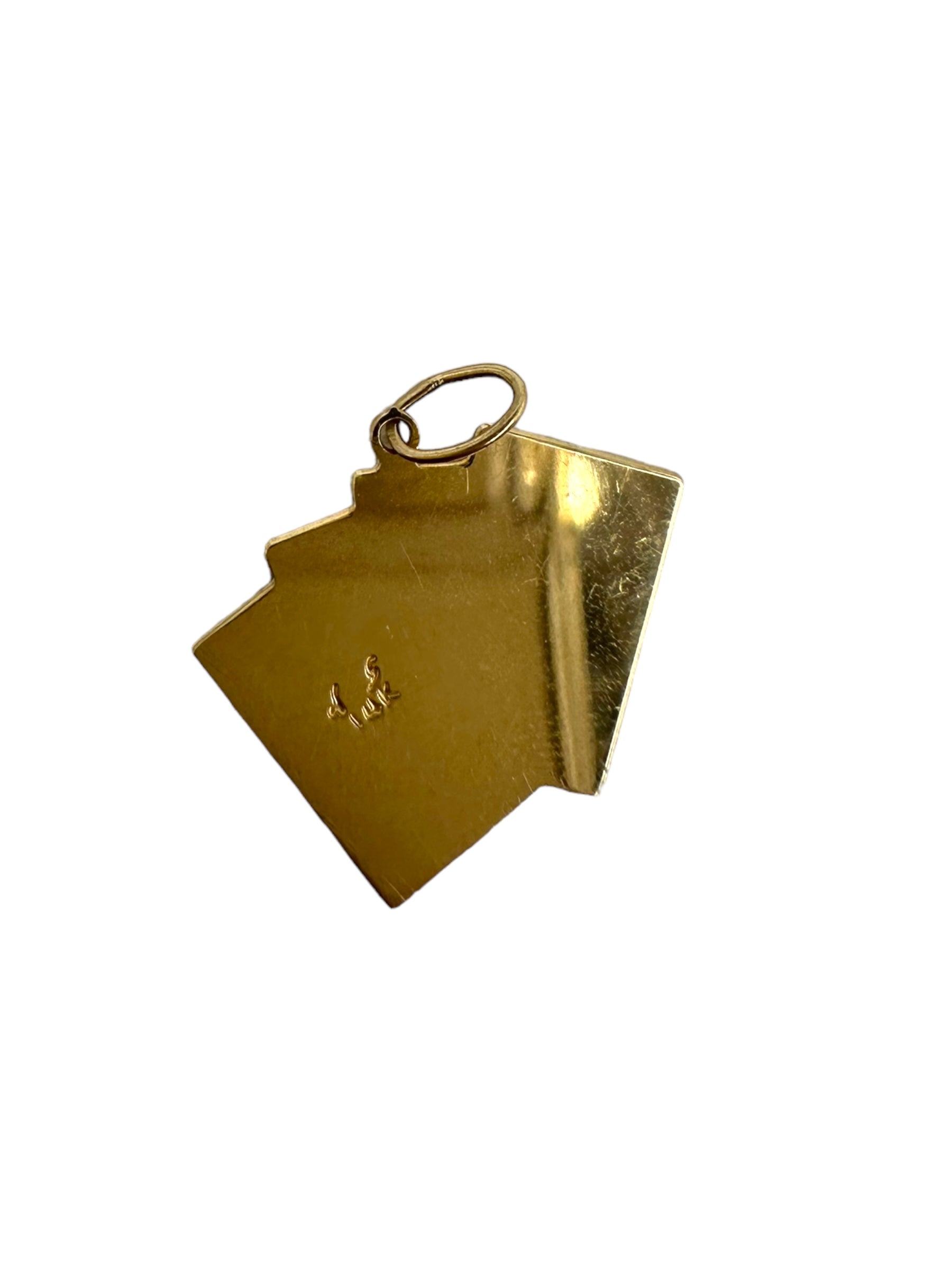 14k Aces Card Charm