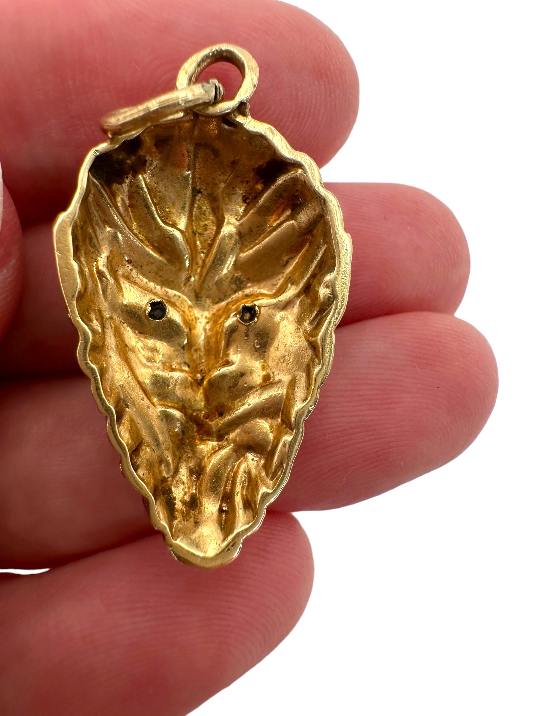 14k Devil/ Satyr Pendant