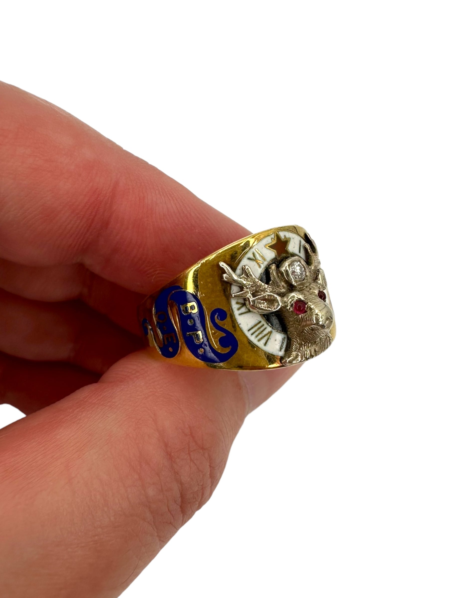 14k Diamond BPOE Ring