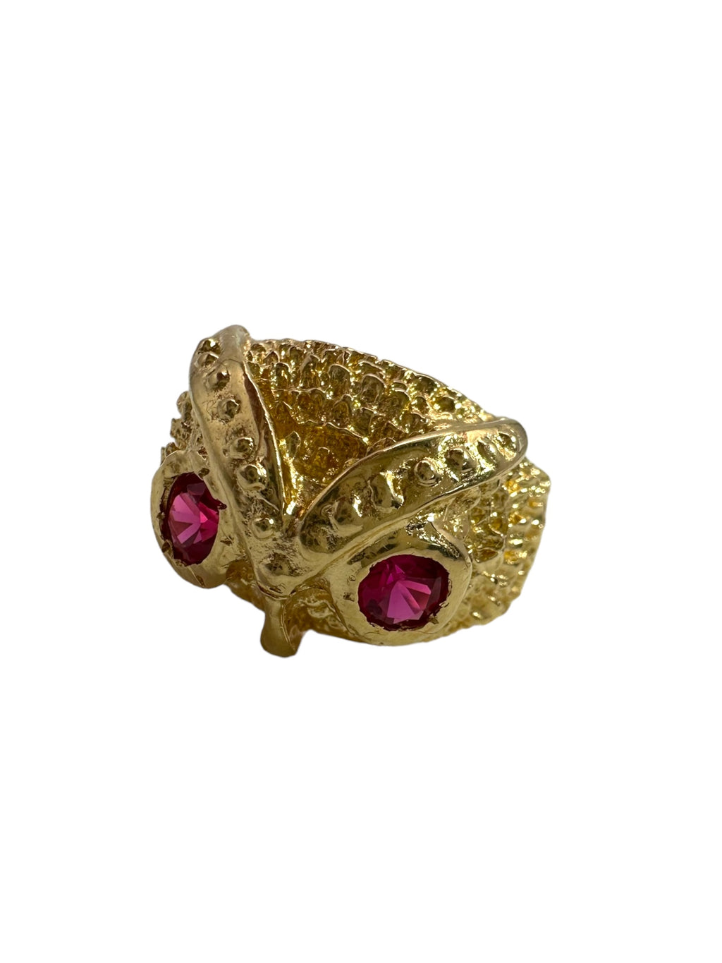 14k Owl Ring
