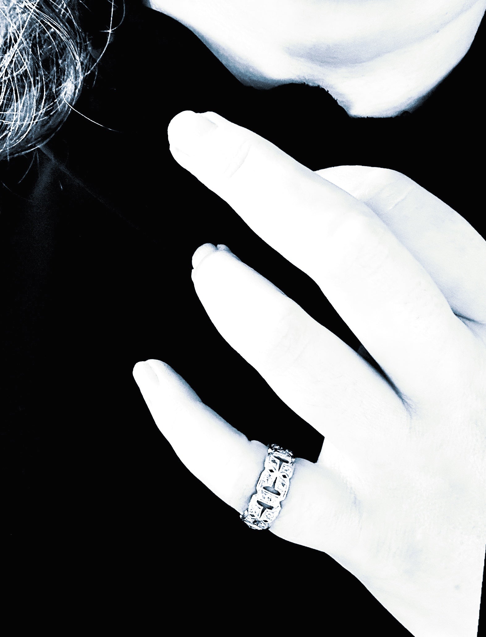 Platinum Diamond Eternity Band Ring