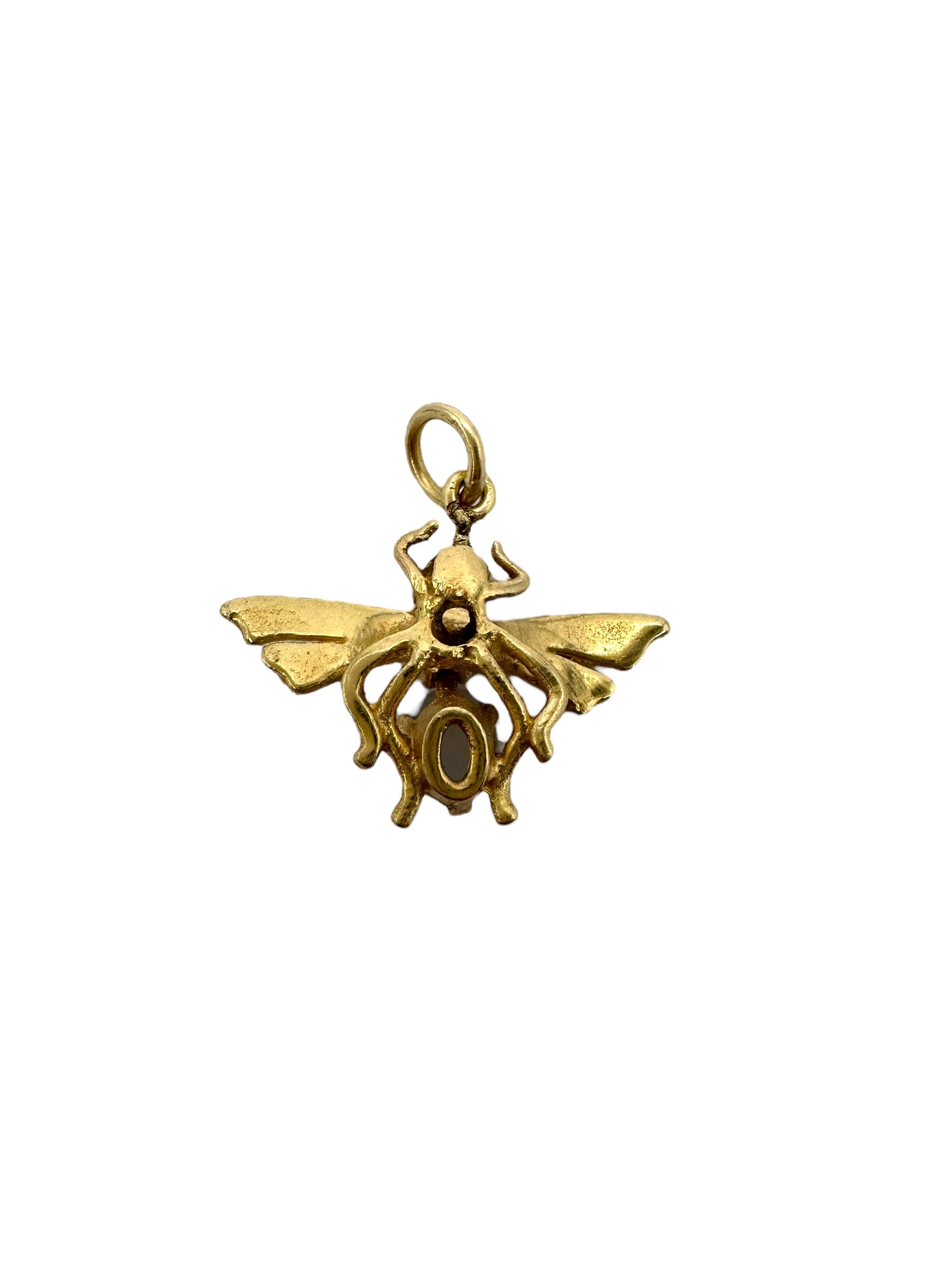 14k Flying Bug Charm