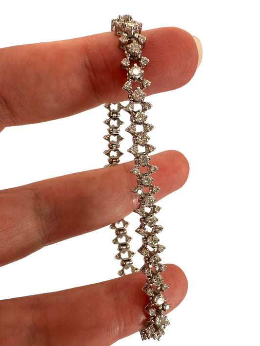 14k Delicate Diamond Bracelet
