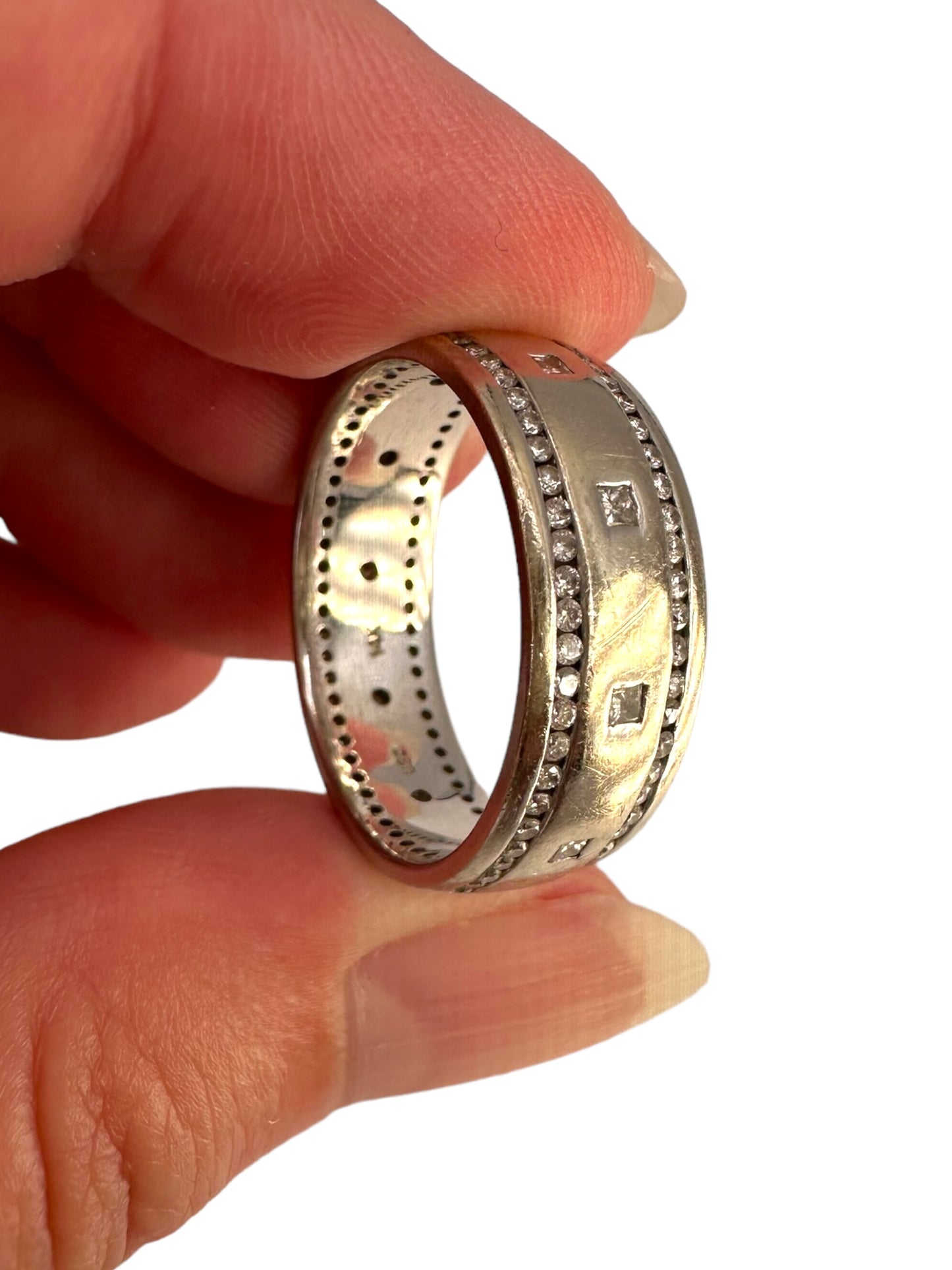 14k Diamond Eternity Band Ring