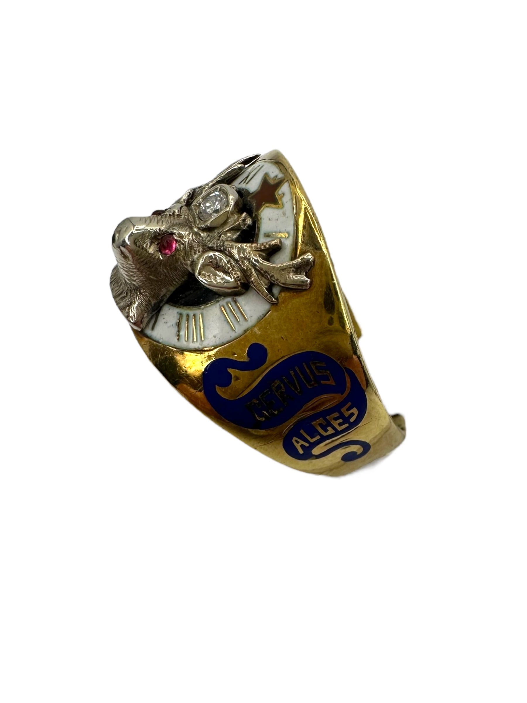 14k Diamond BPOE Ring