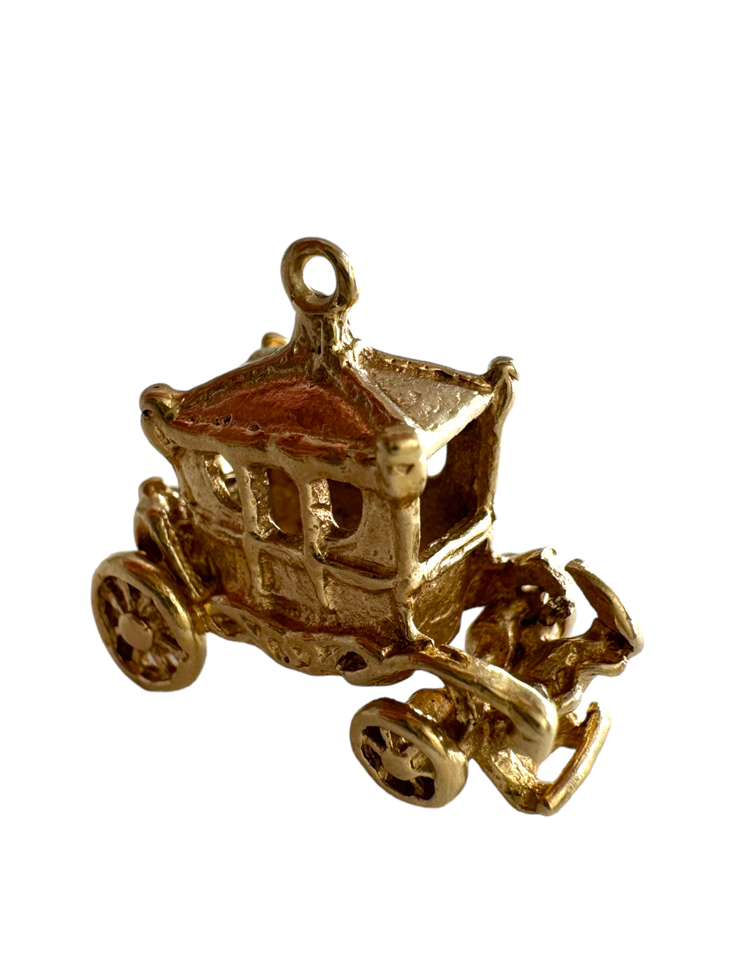 14k Carriage Charm