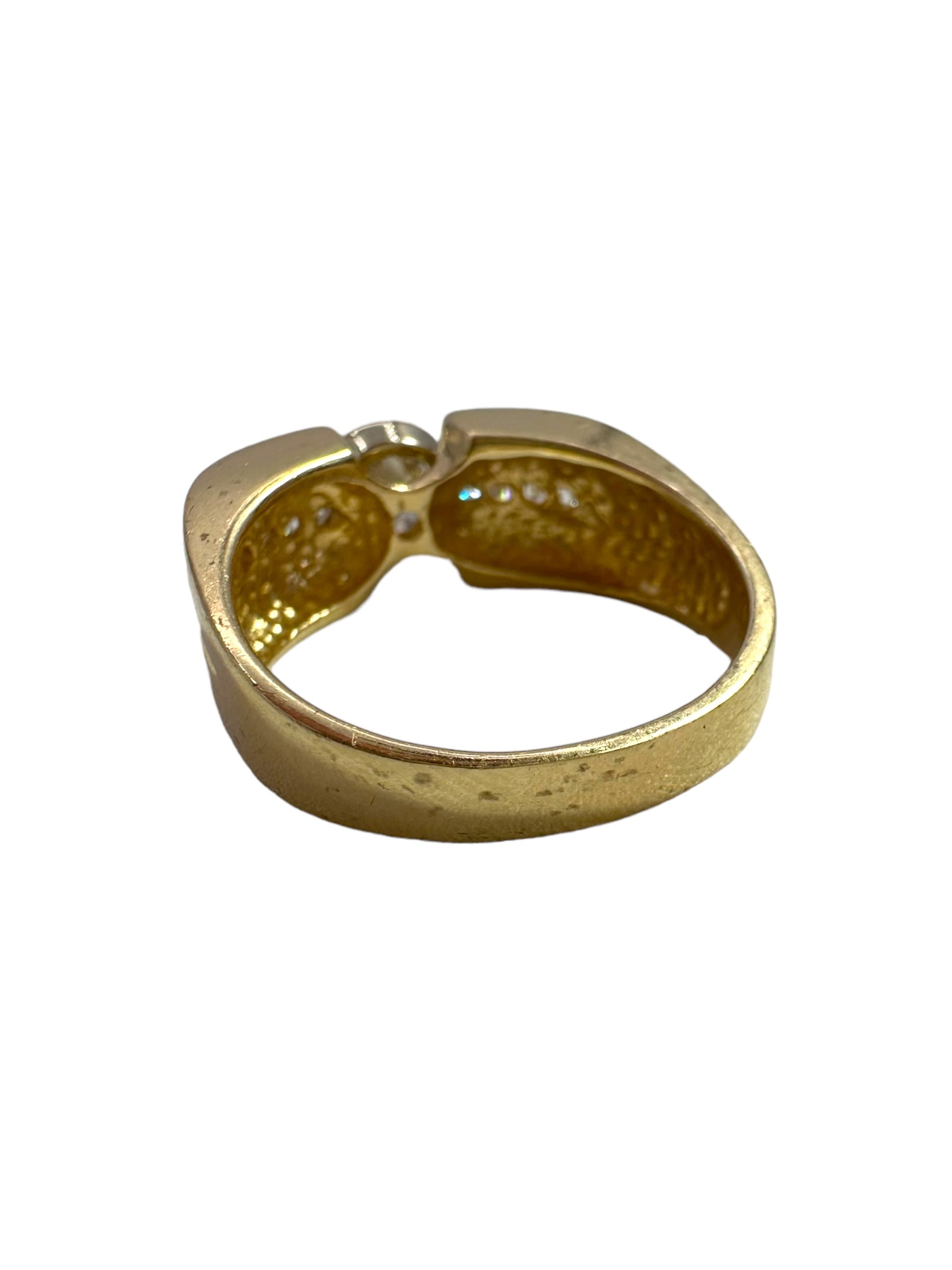 14k Diamond Solitaire Ring