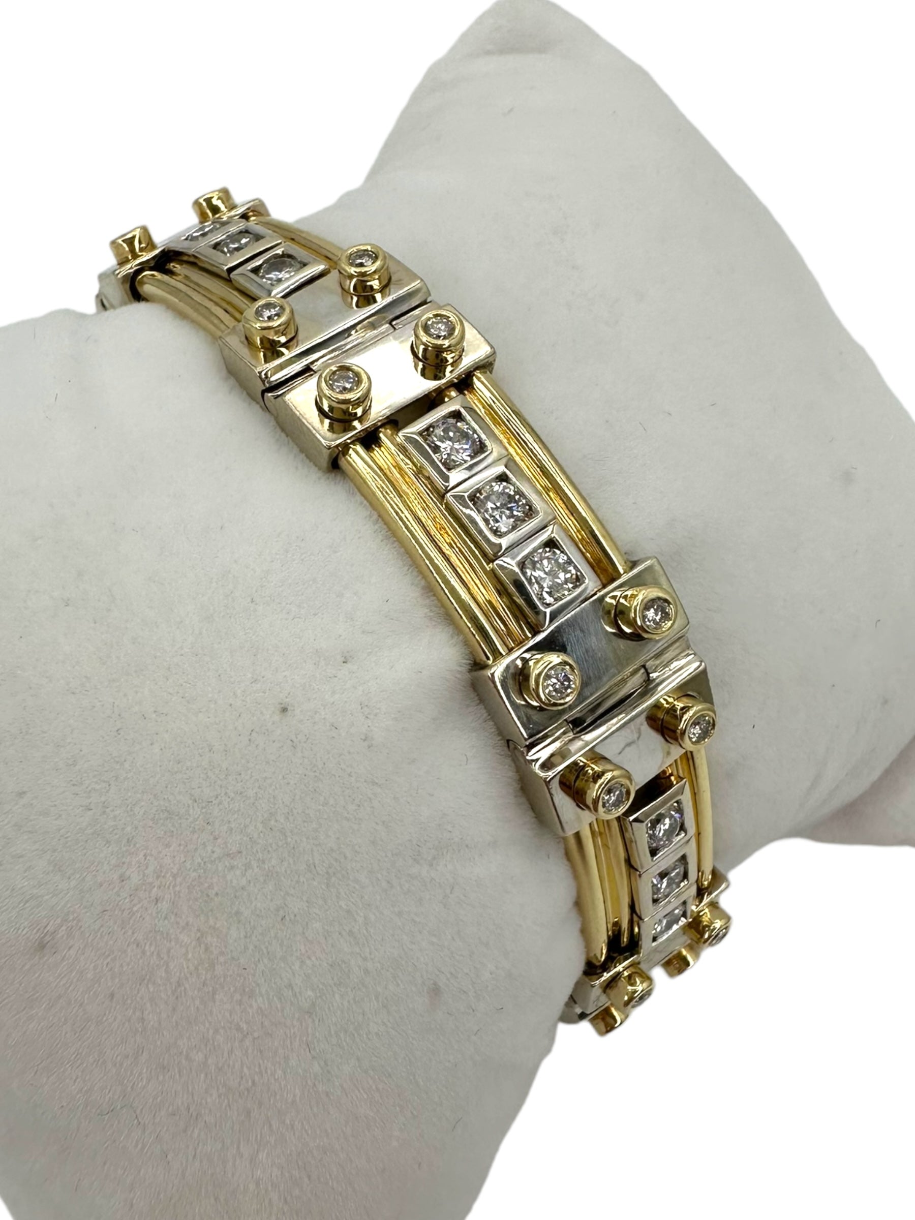 14k Diamond Slider Bracelet