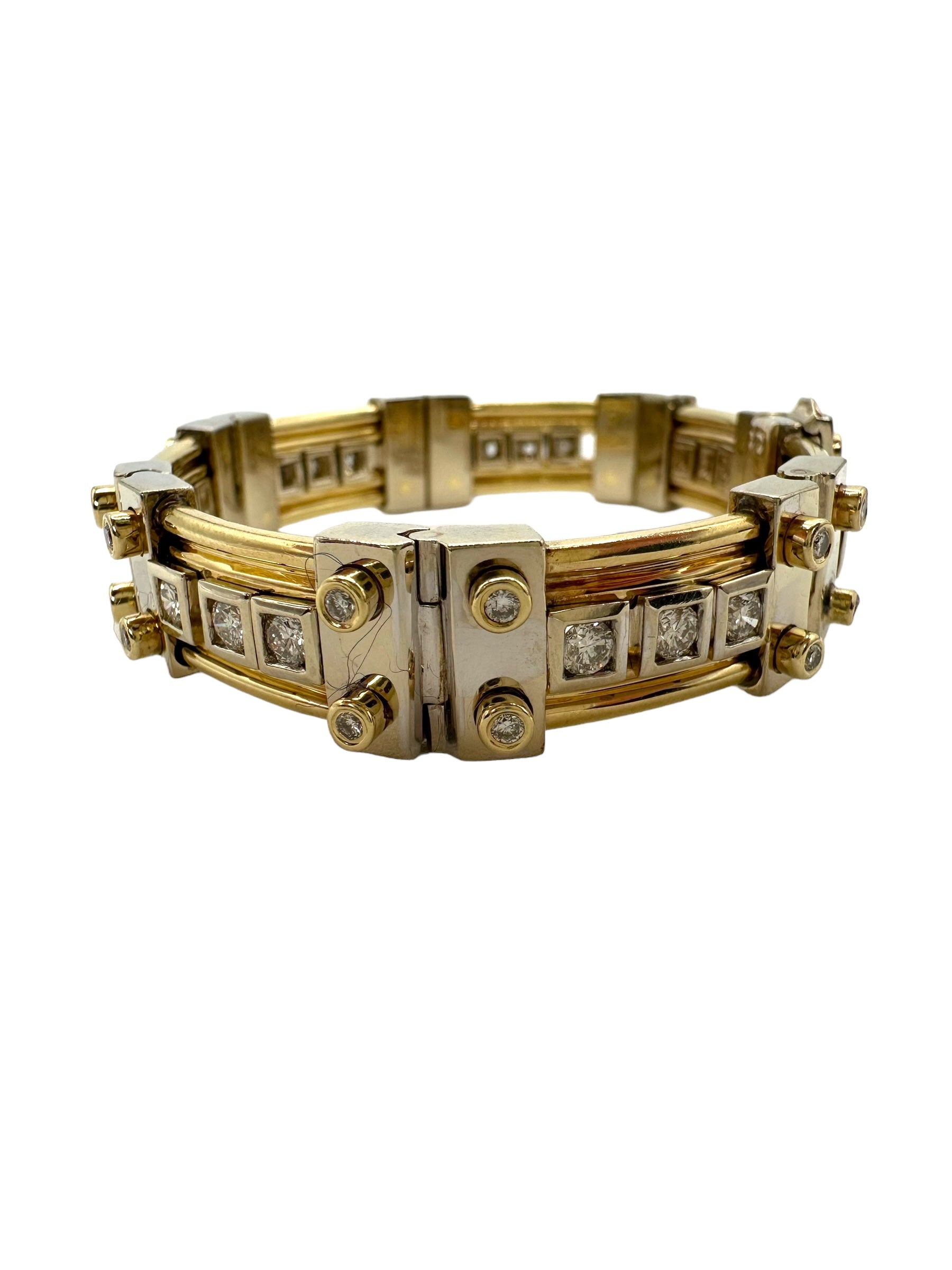 14k Diamond Slider Bracelet