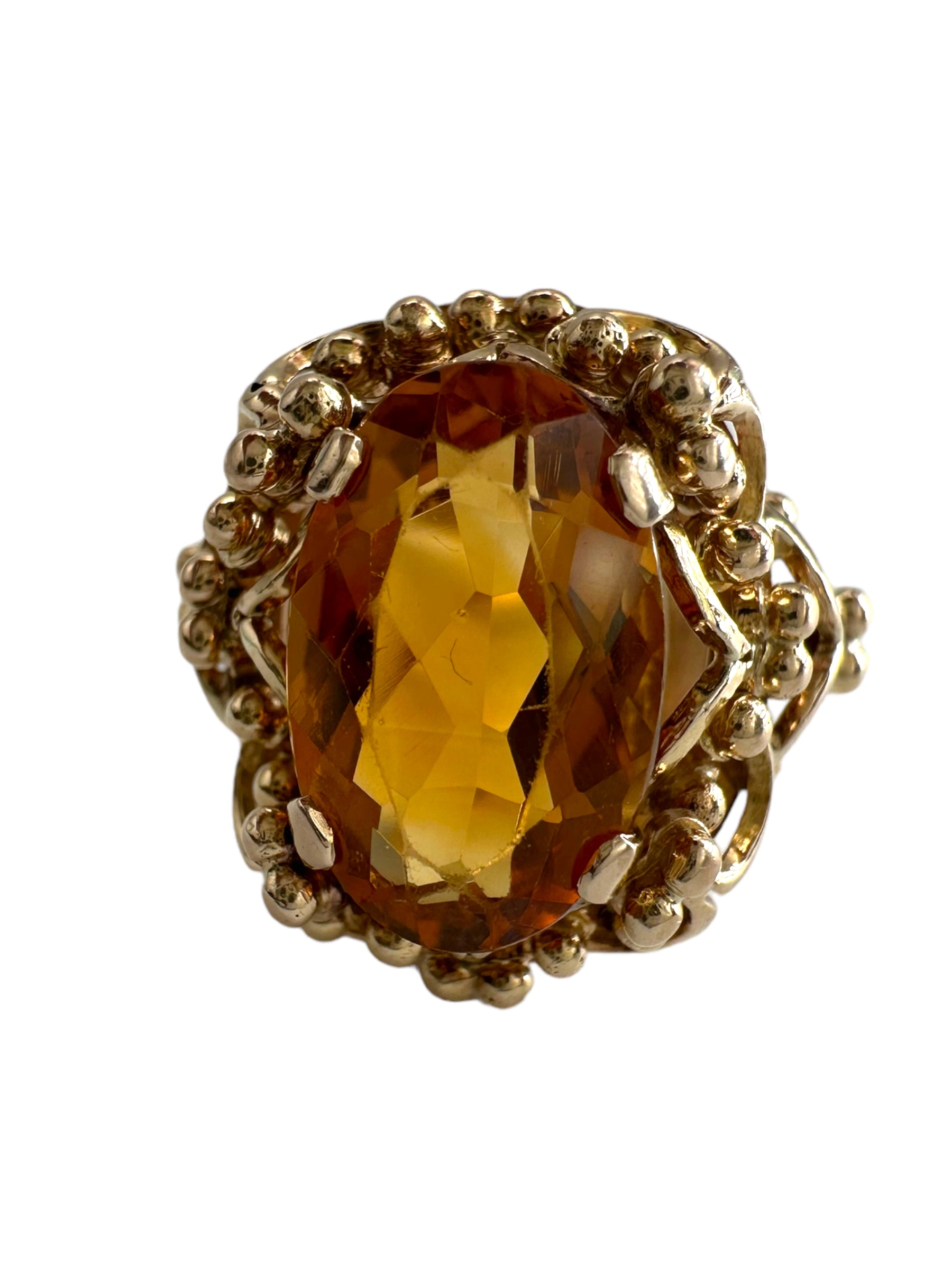 18k Citrine Ring