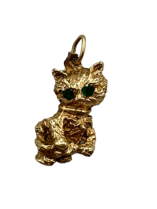 14k Kitty Charm