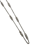 18k Diamond Station Chain Necklace