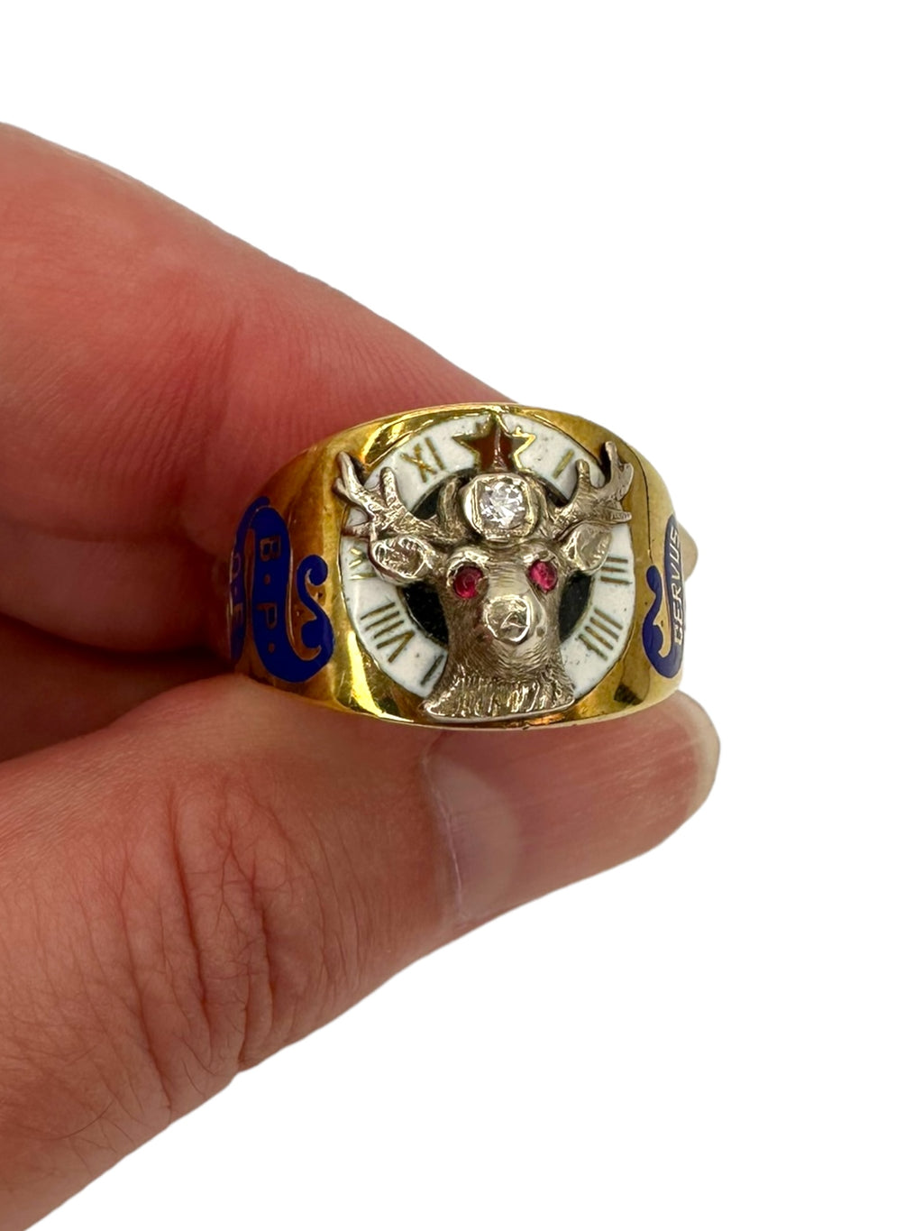 14k Diamond BPOE Ring