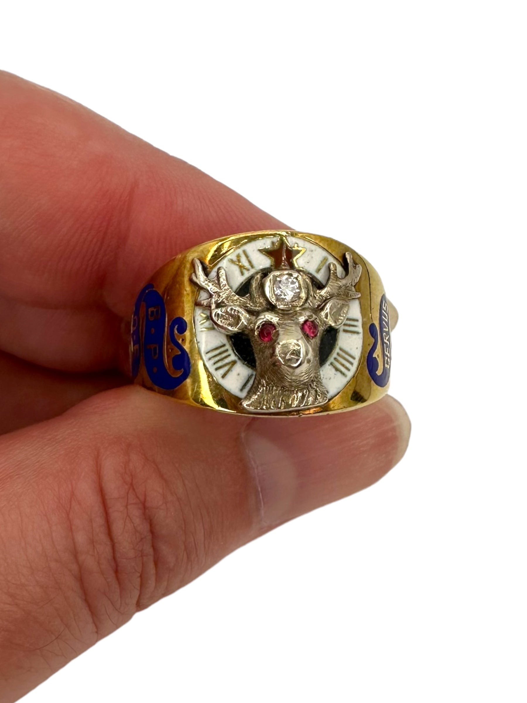 14k Diamond BPOE Ring