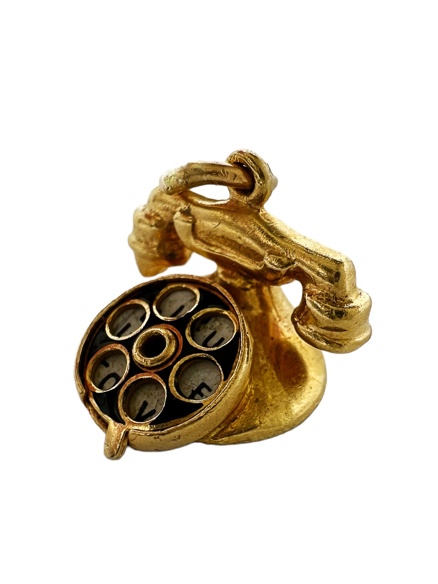 14k Telephone Charm
