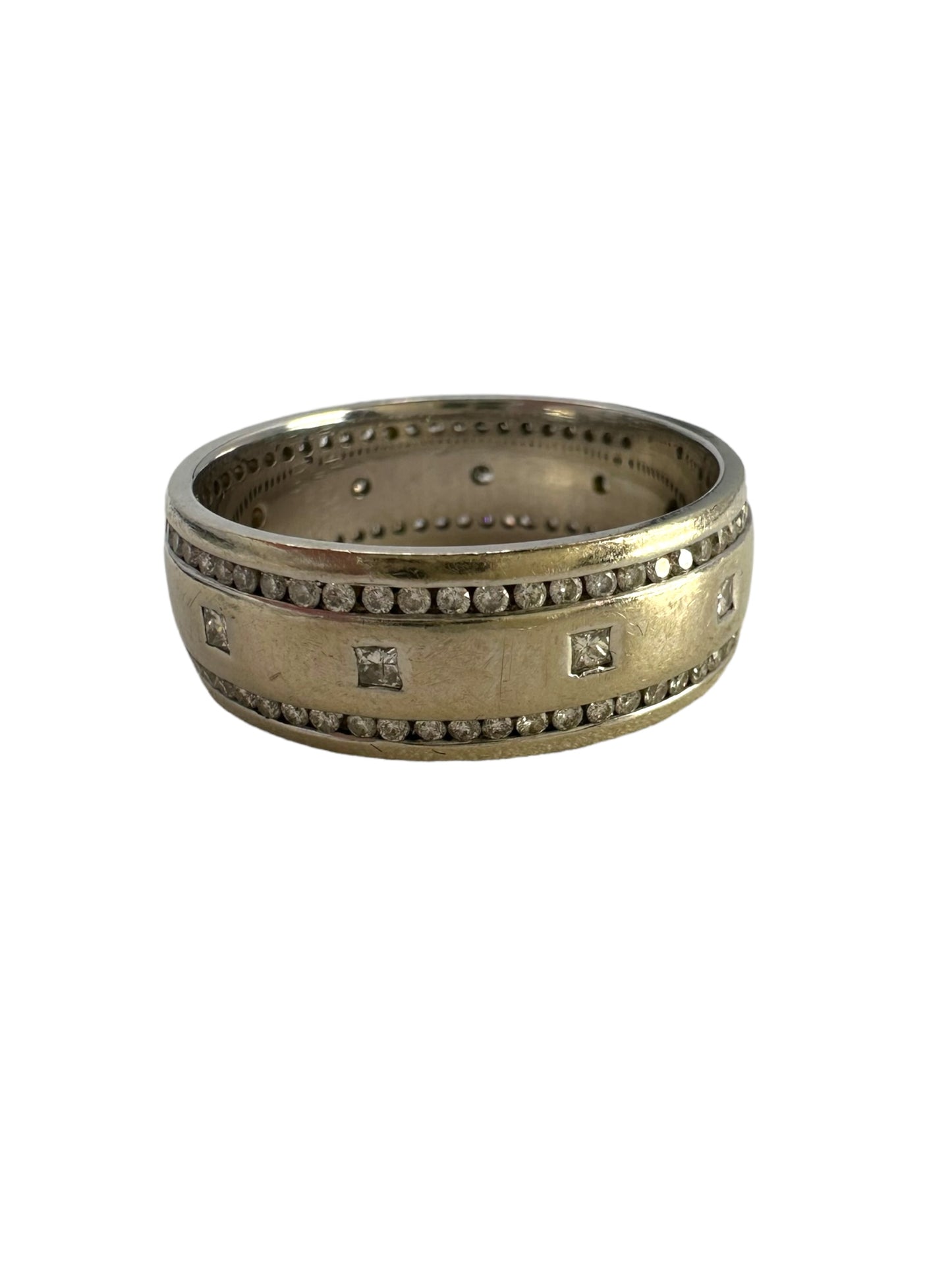 14k Diamond Eternity Band Ring