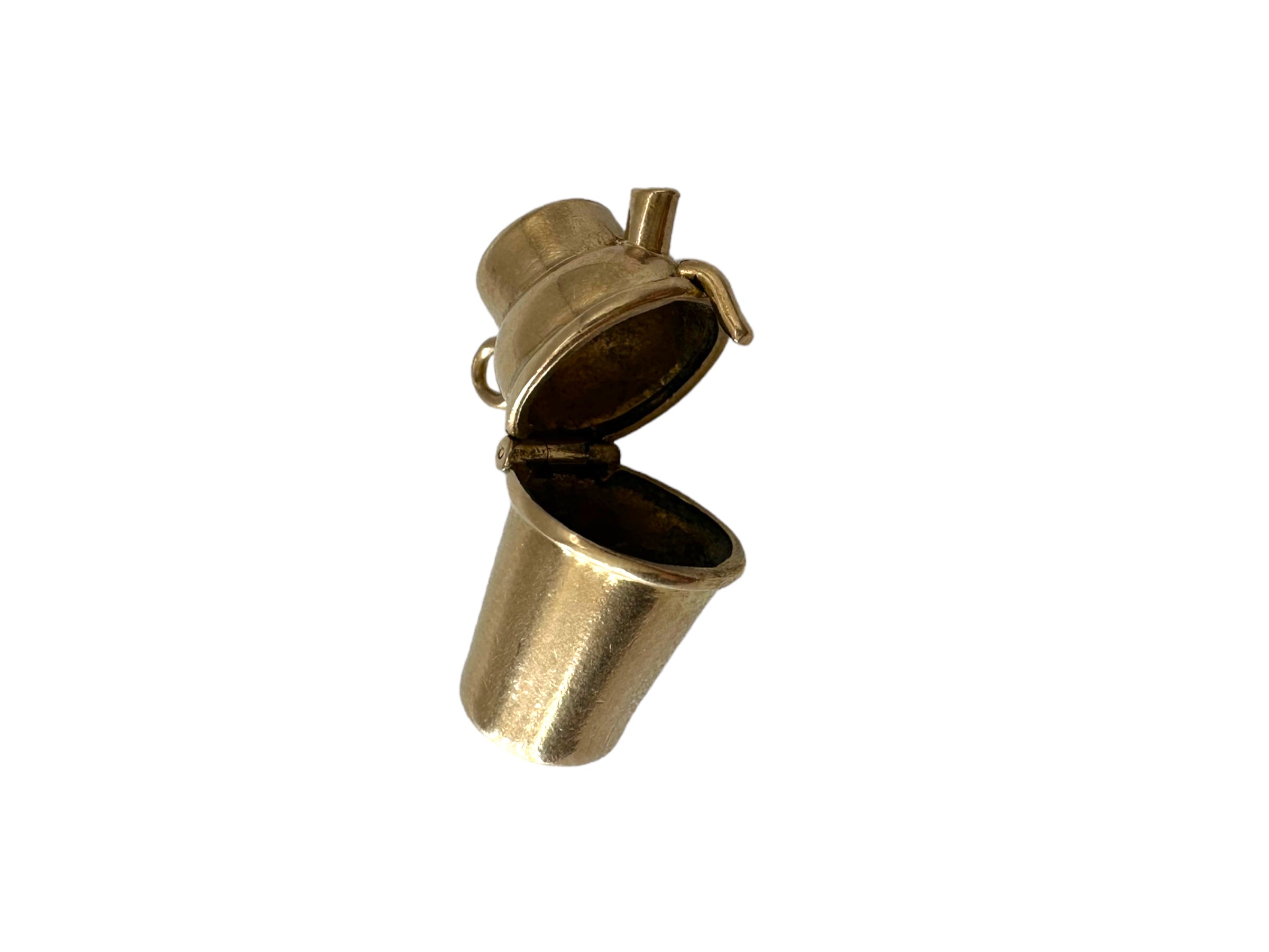 14k Cocktail Shaker Charm