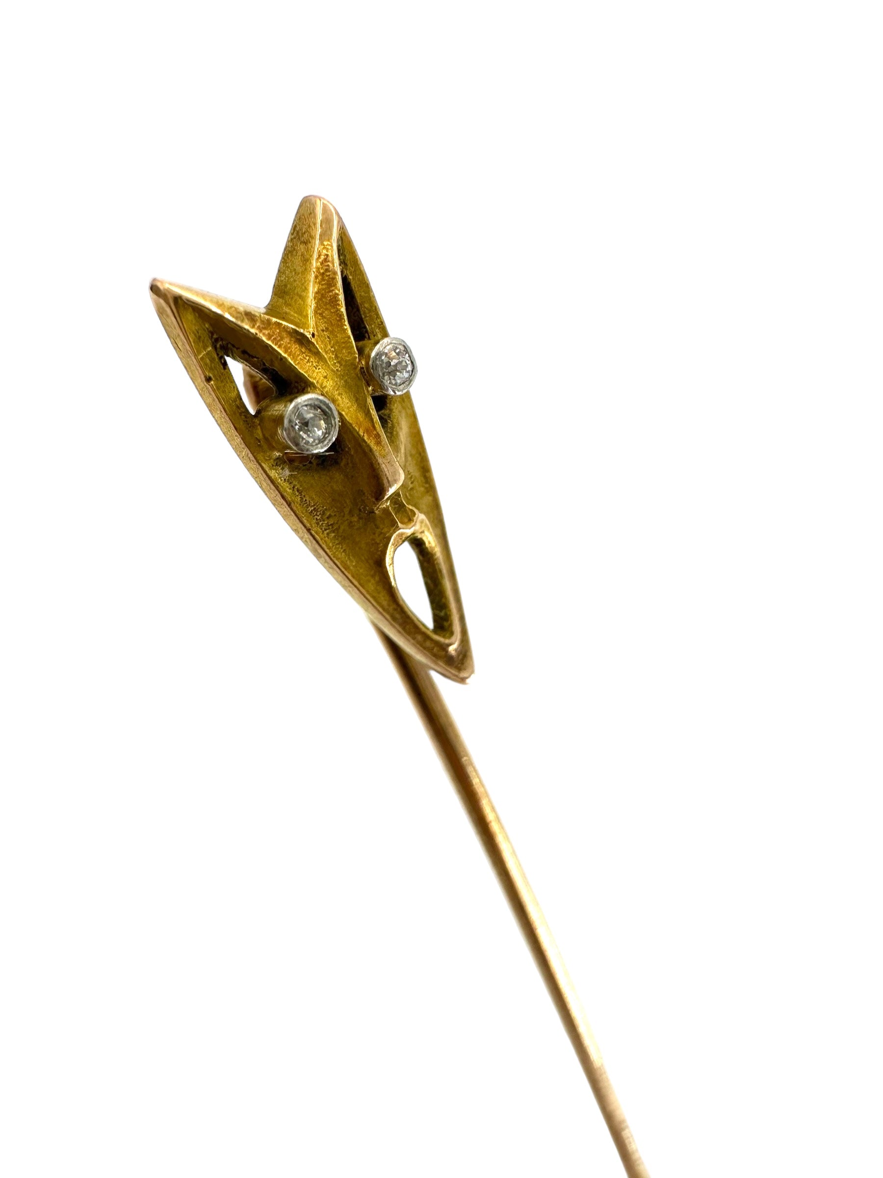 14k Screaming Stick Pin