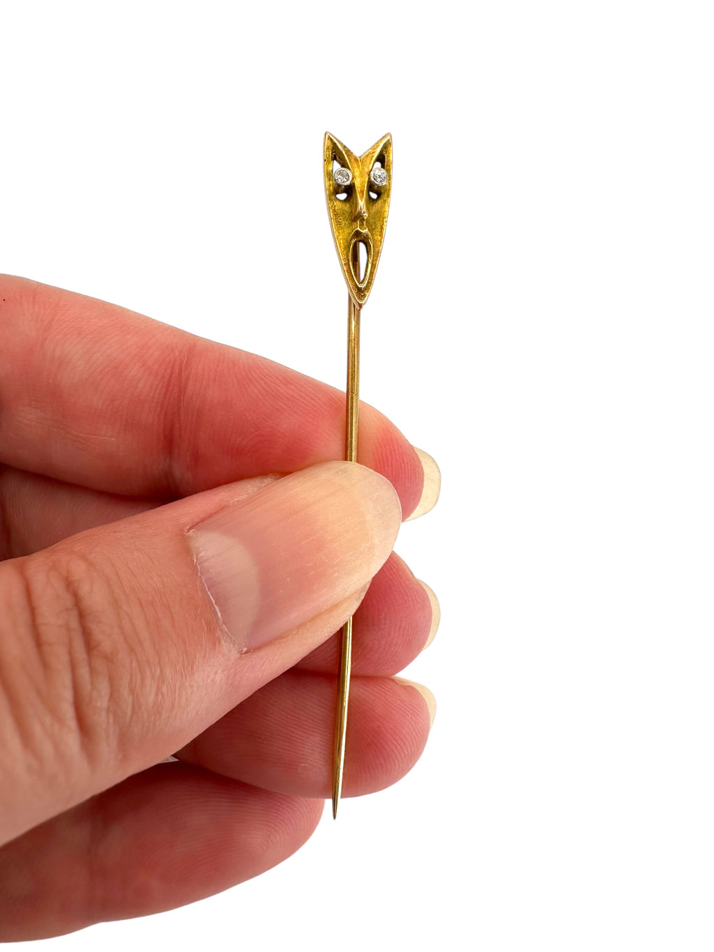 14k Screaming Stick Pin
