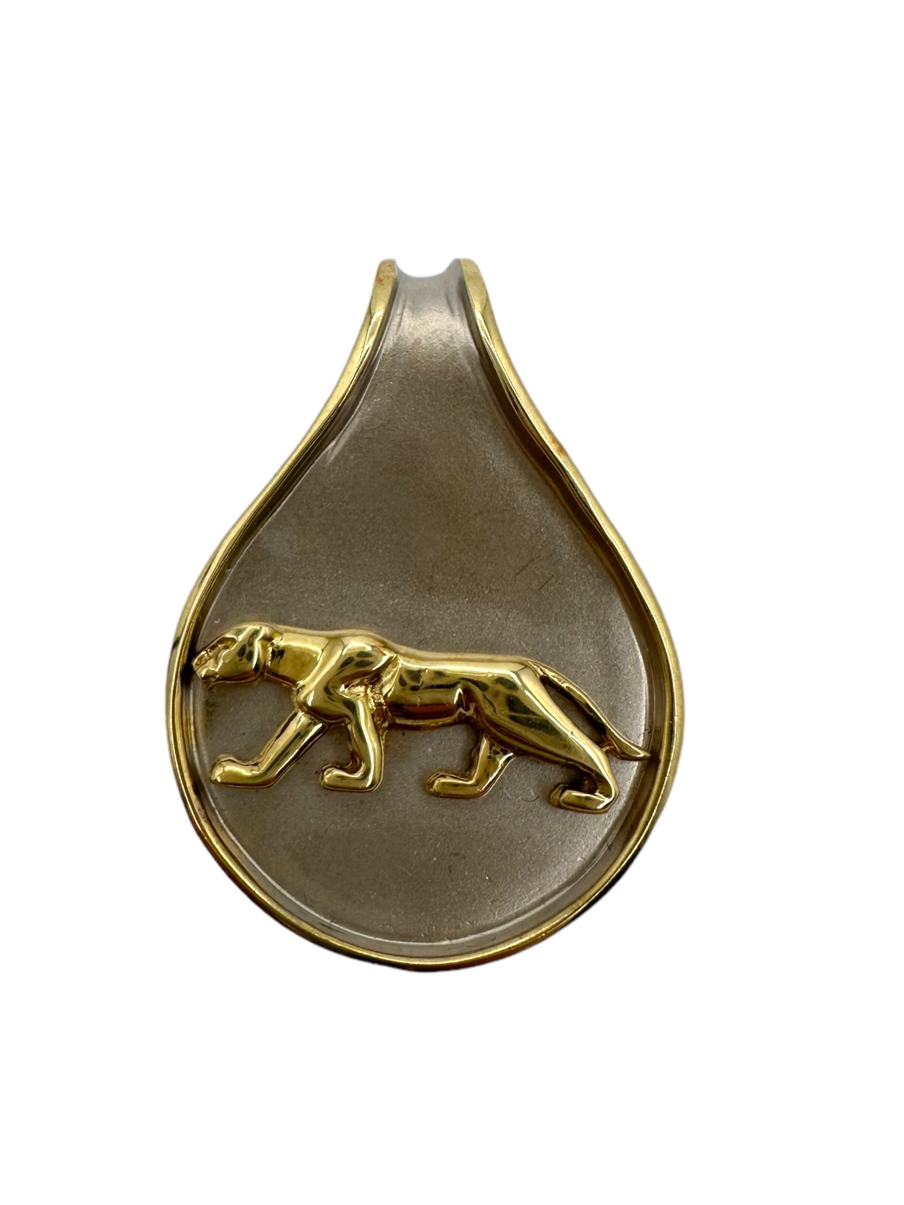 14k Panther Pendant