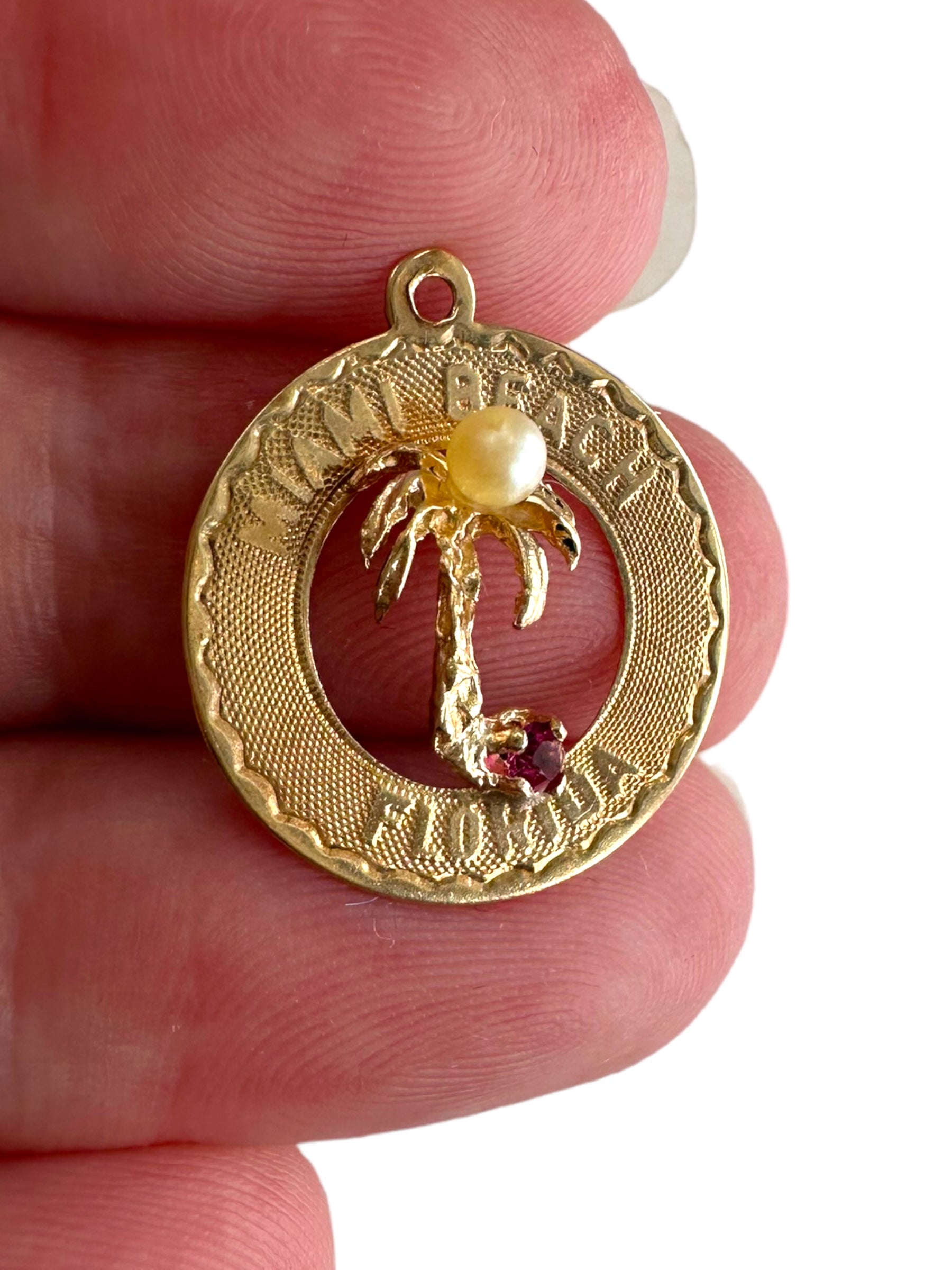 14k Miami Beach Charm
