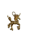 14k Unicorn Pendant