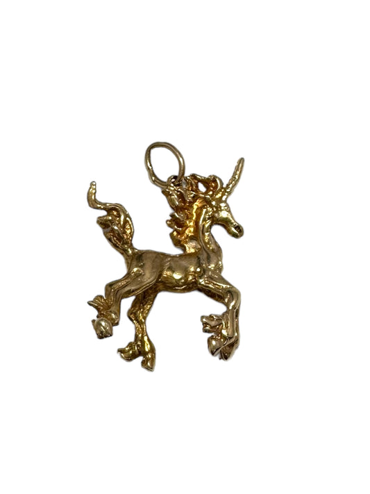 14k Unicorn Pendant