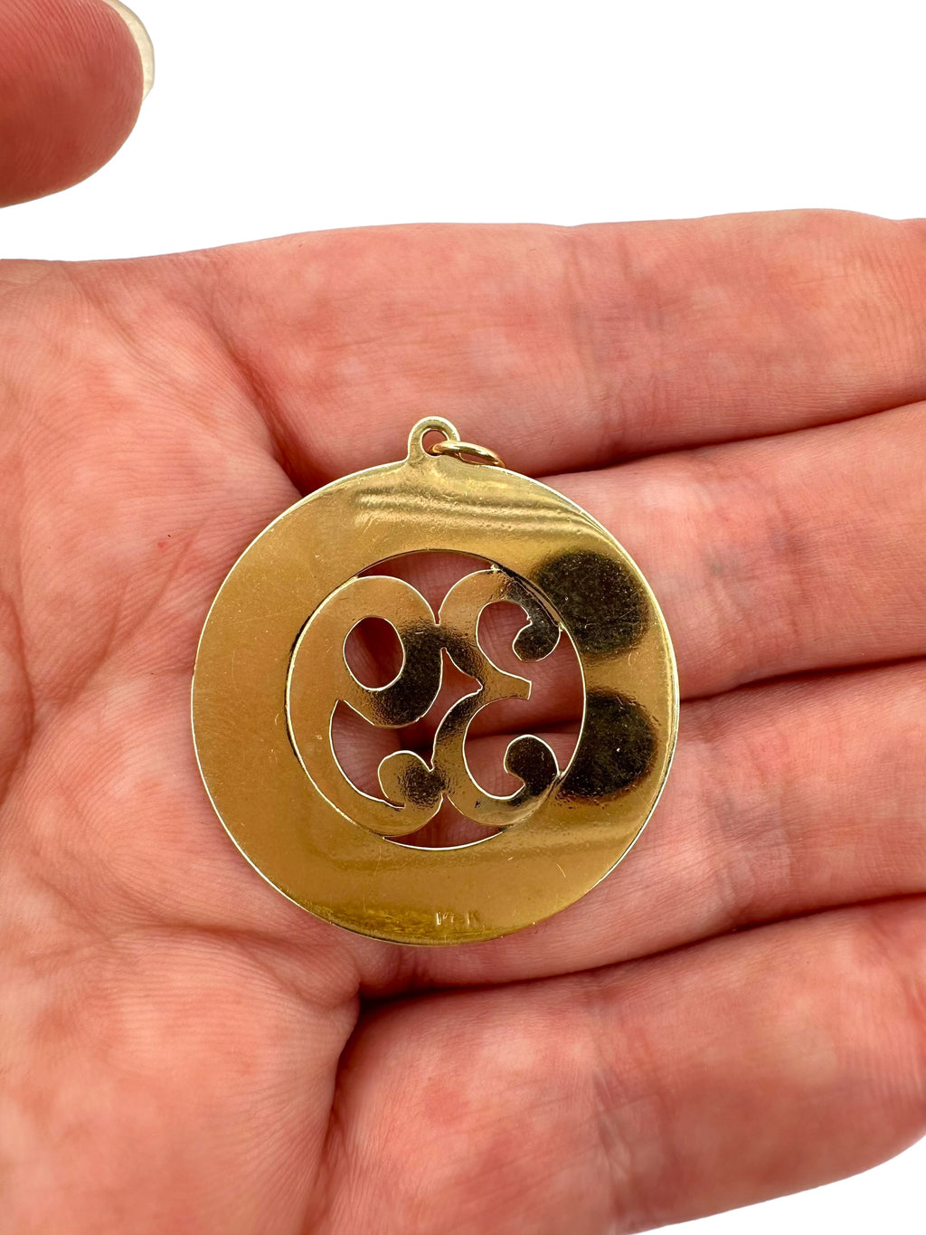 14k “39” Pendant