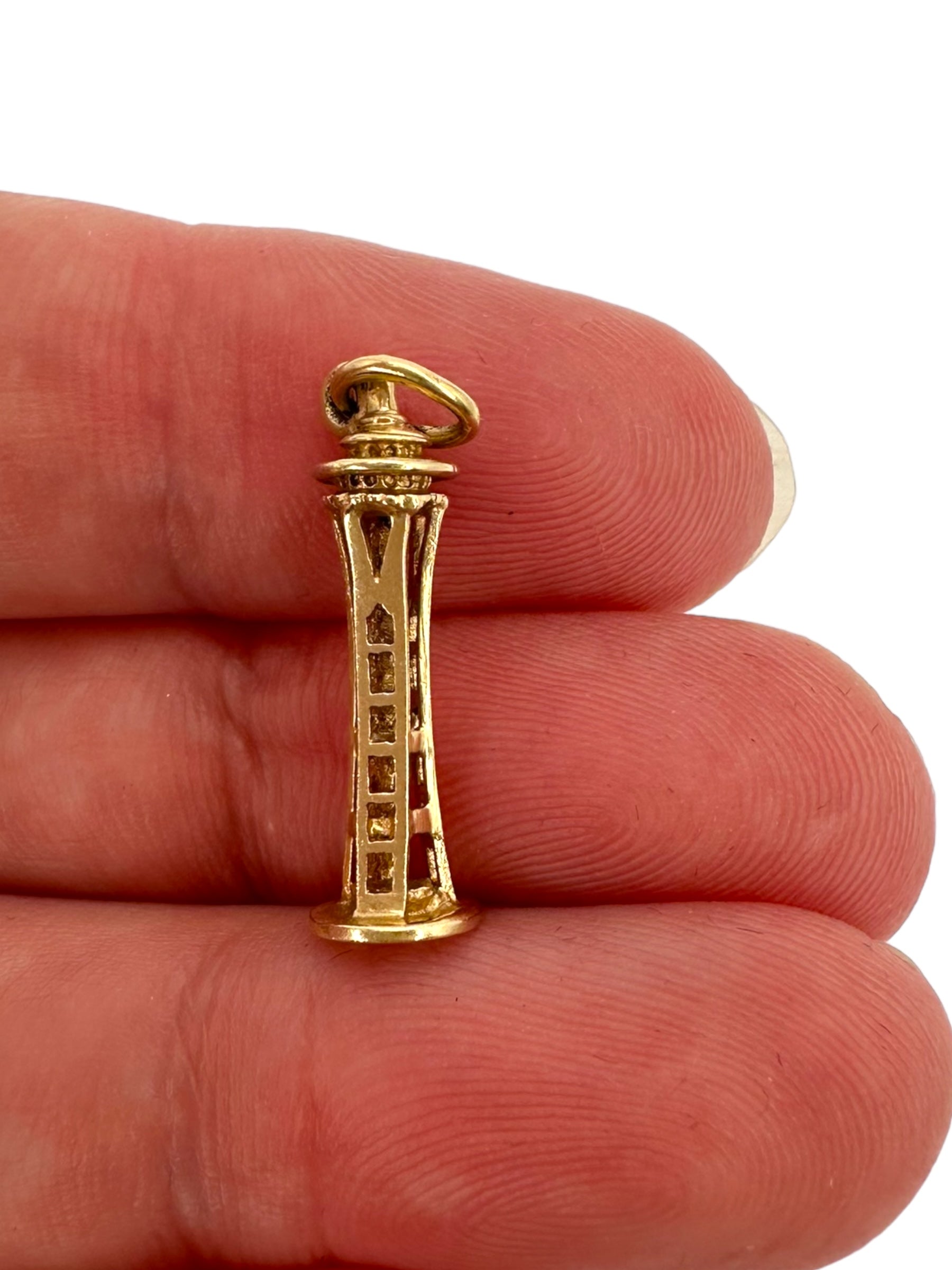 14k Tower Charm