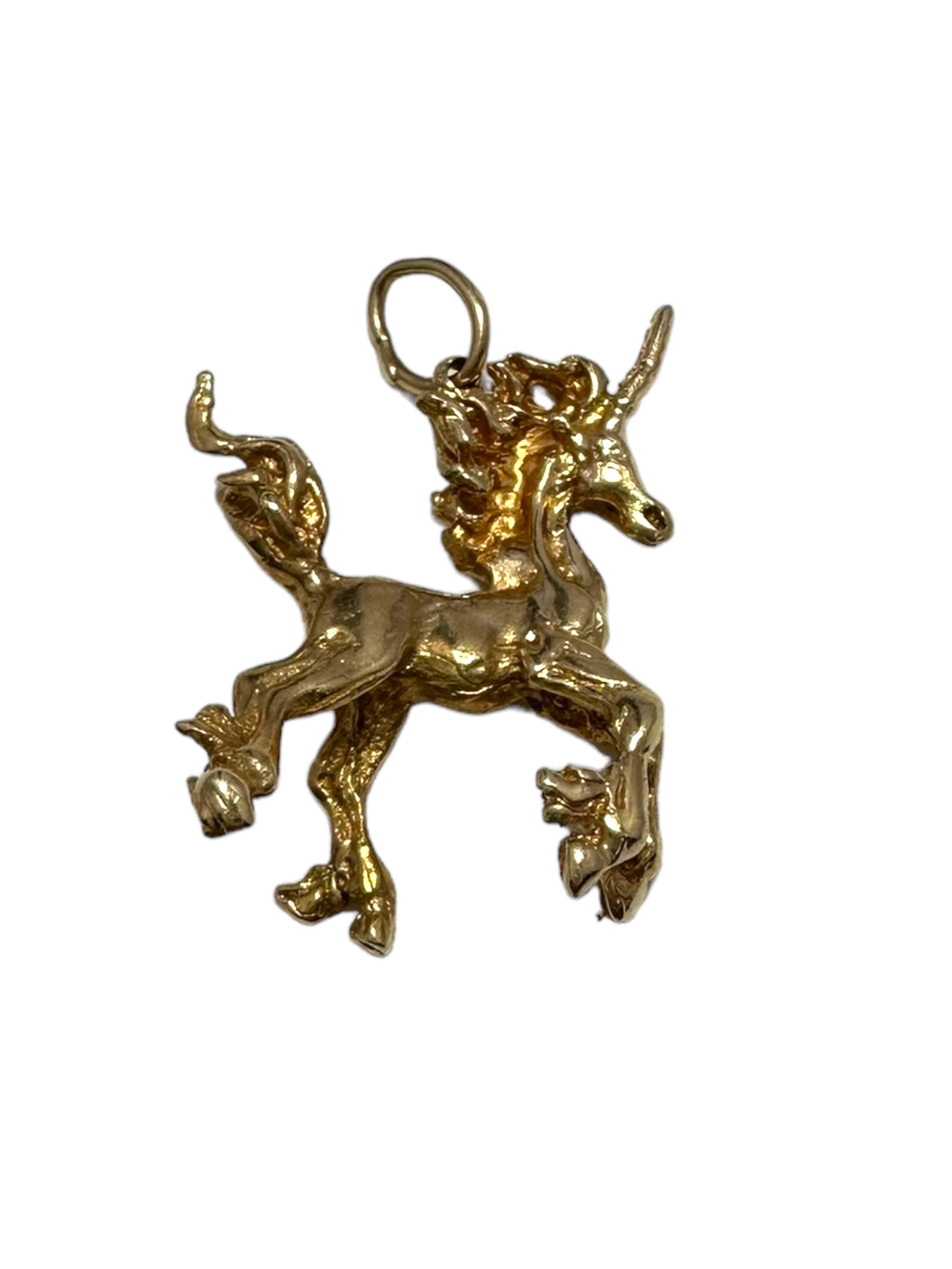 14k Unicorn Pendant