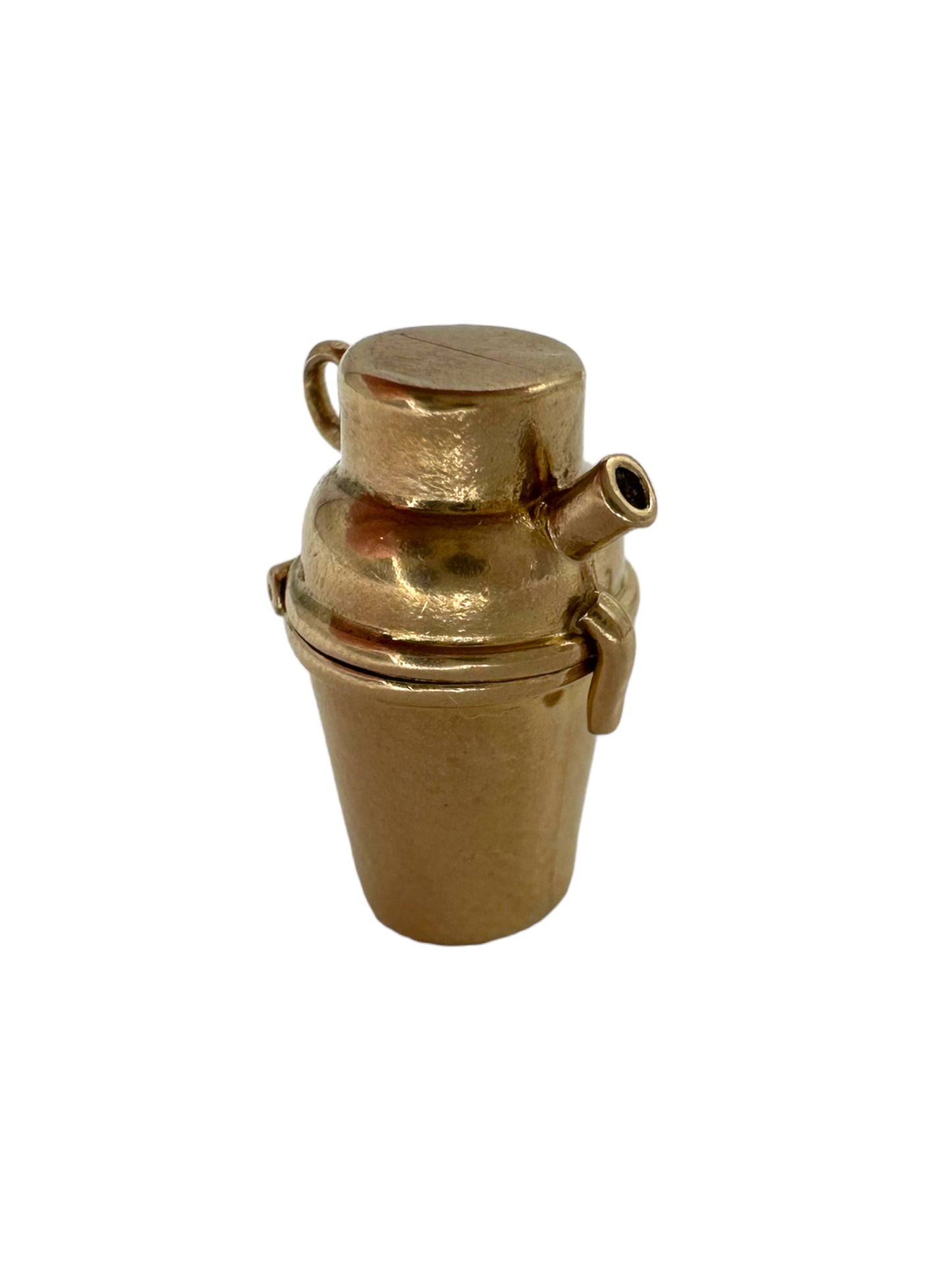 14k Cocktail Shaker Charm