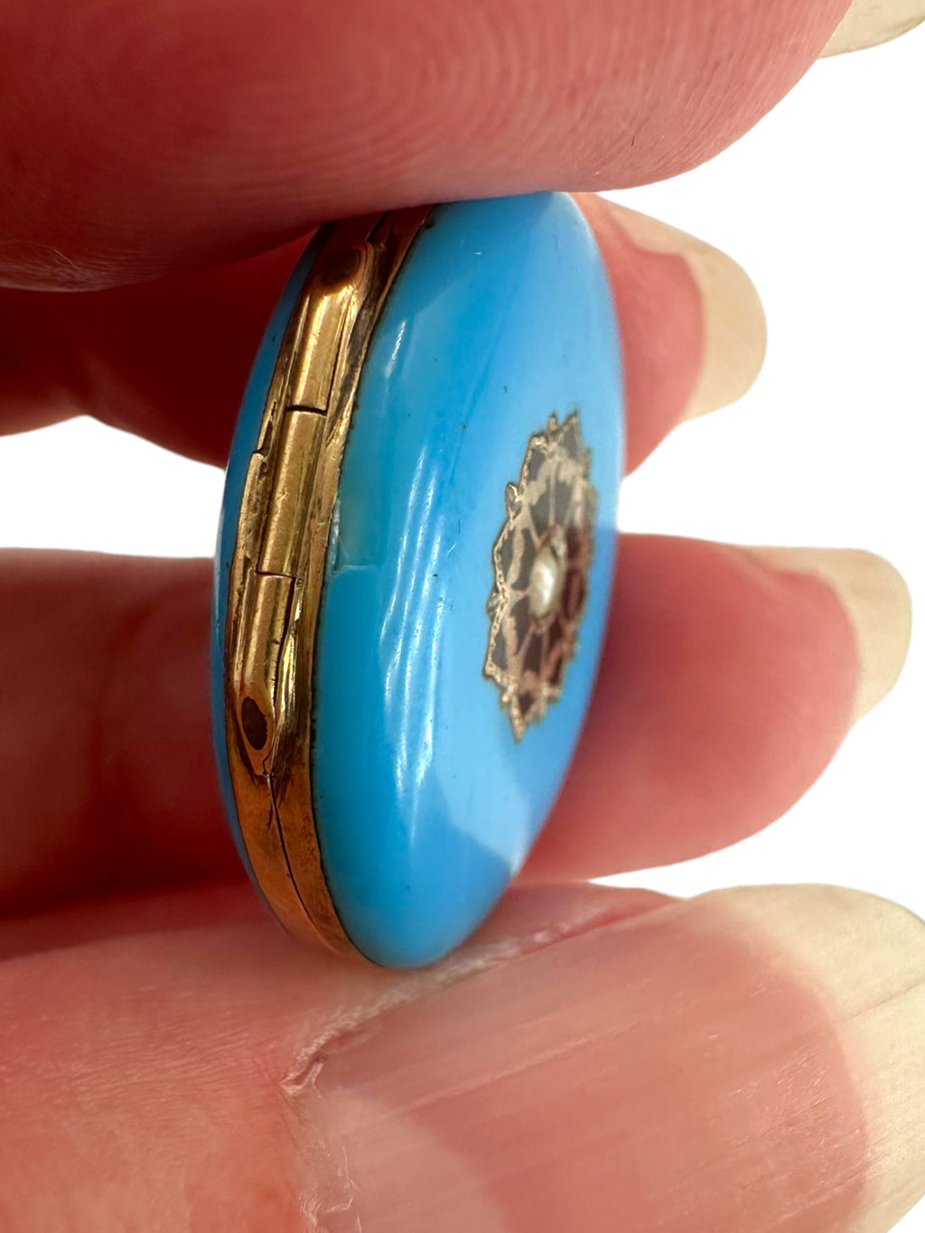 14k Victorian Enamel Locket