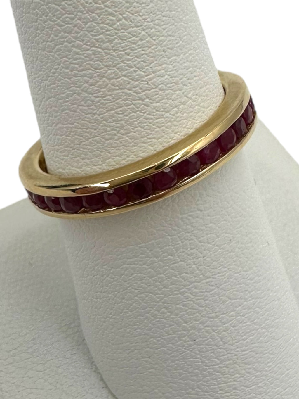 14k Ruby Eternity Band Ring