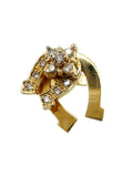 14k Teufel Horseshoe Spinner Ring