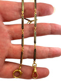 18k Black Enamel Watch Chain