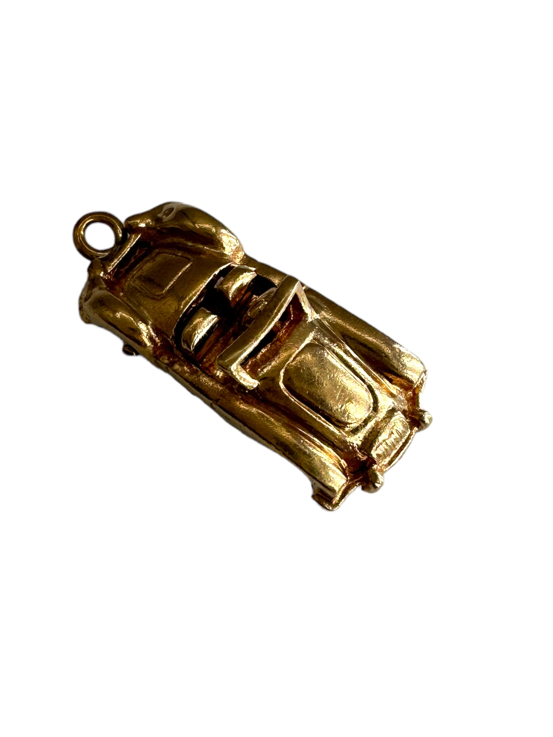 14k Convertible Car Charm