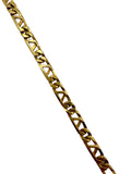 14k Scaffold Link Bracelet