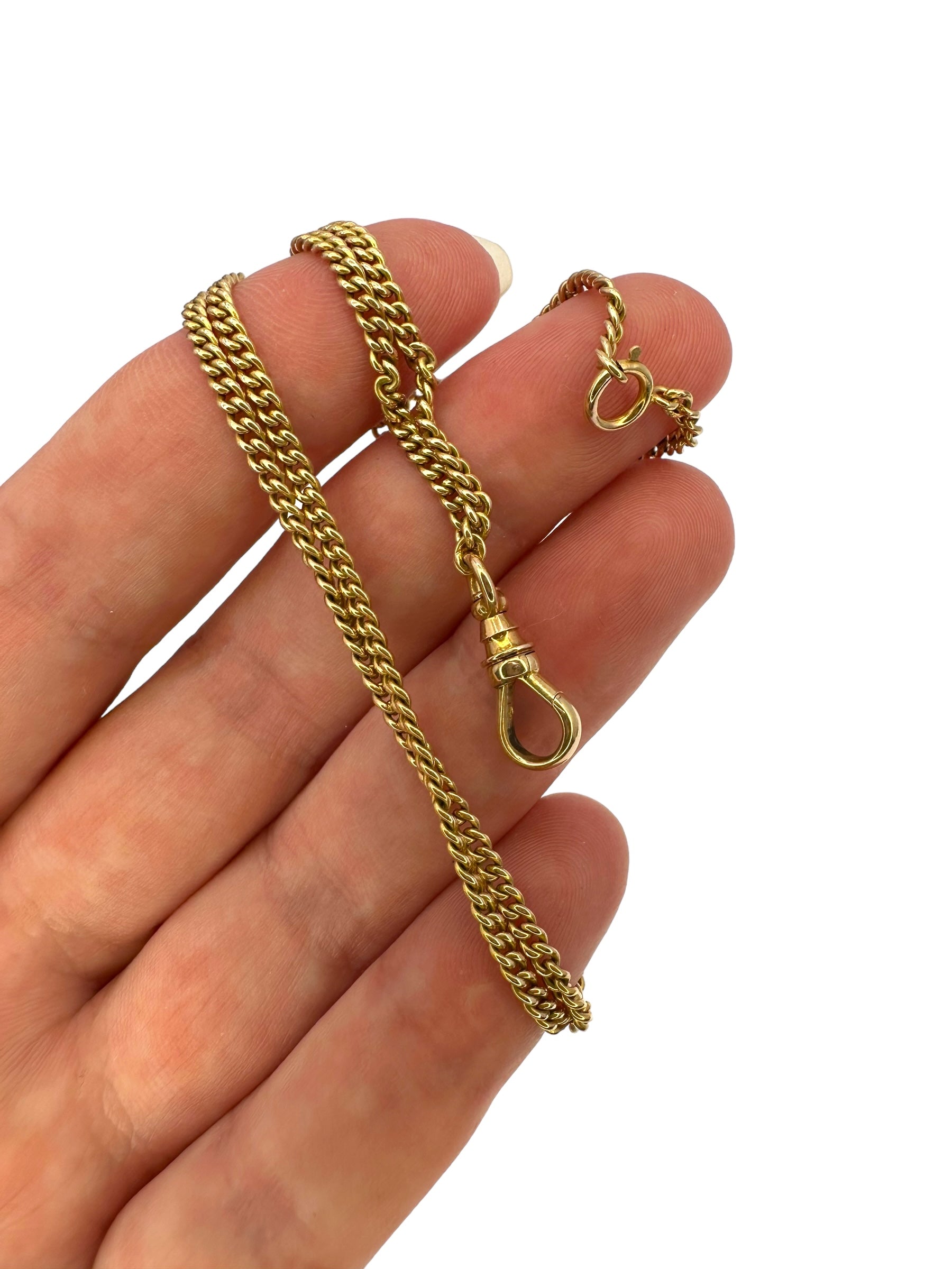 14k Watch Chain Necklace