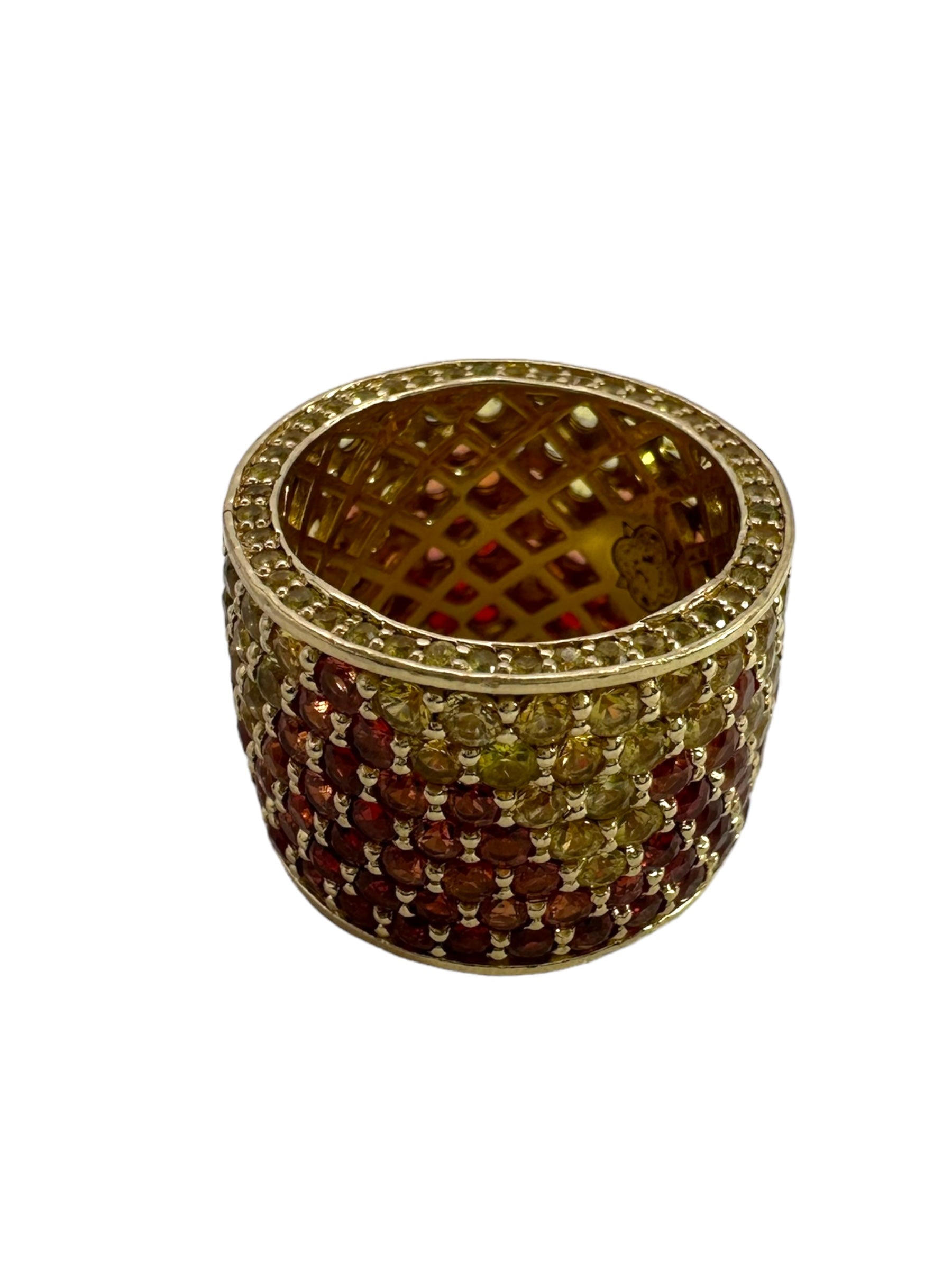 14k Firestarter Trax NYC Eternity Sapphire Ring