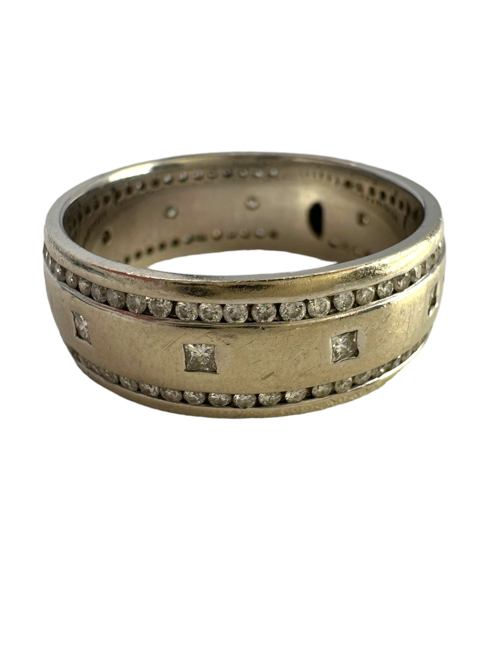 14k Diamond Eternity Band Ring