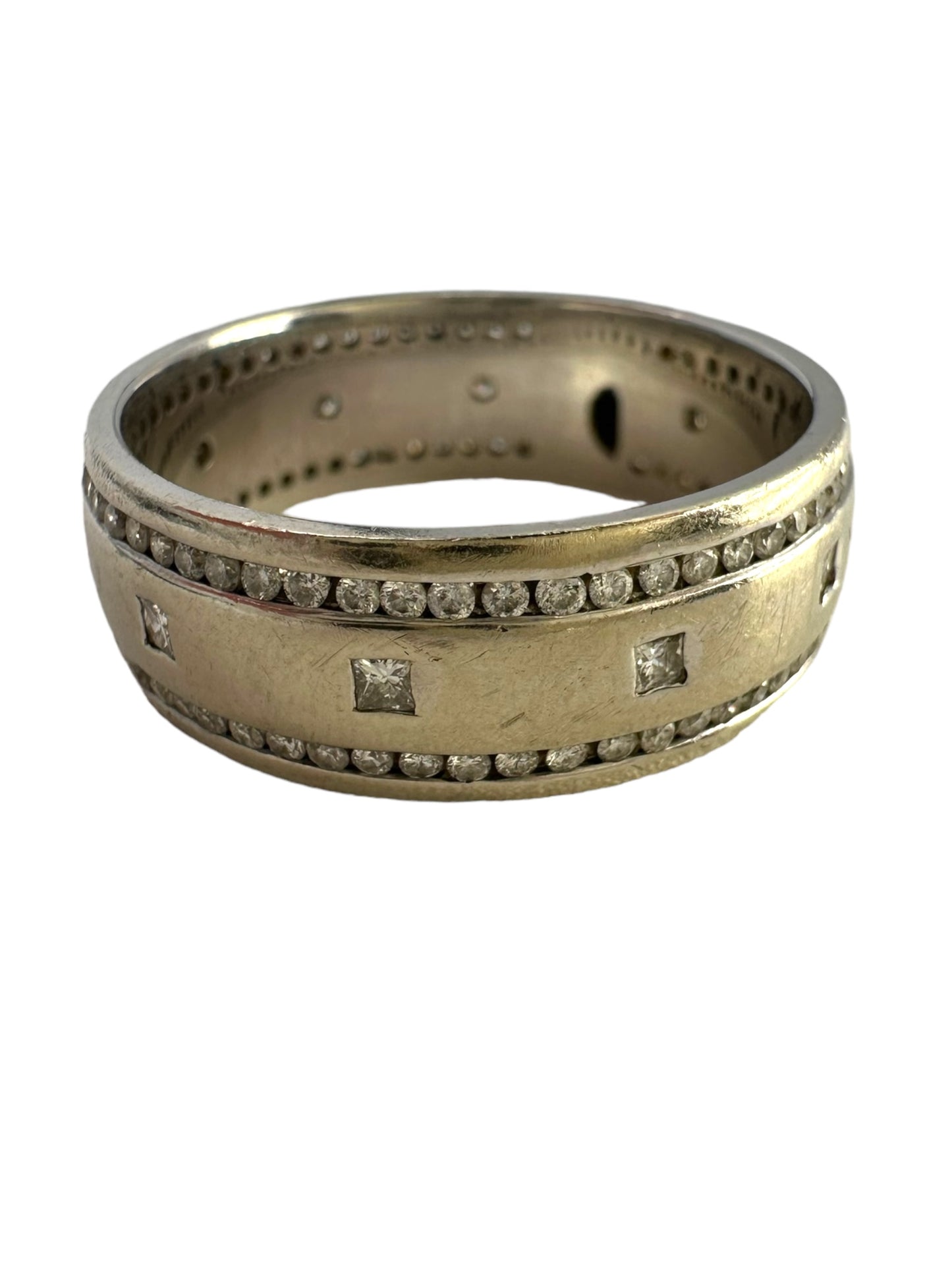 14k Diamond Eternity Band Ring